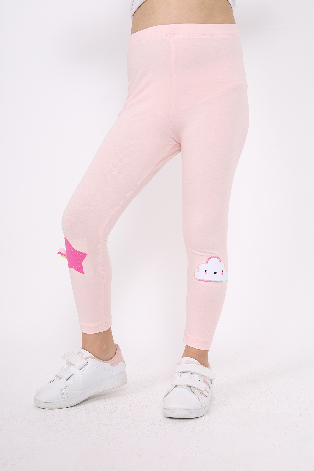 Toontoy Kız Çocuk Nakışlı Tayt