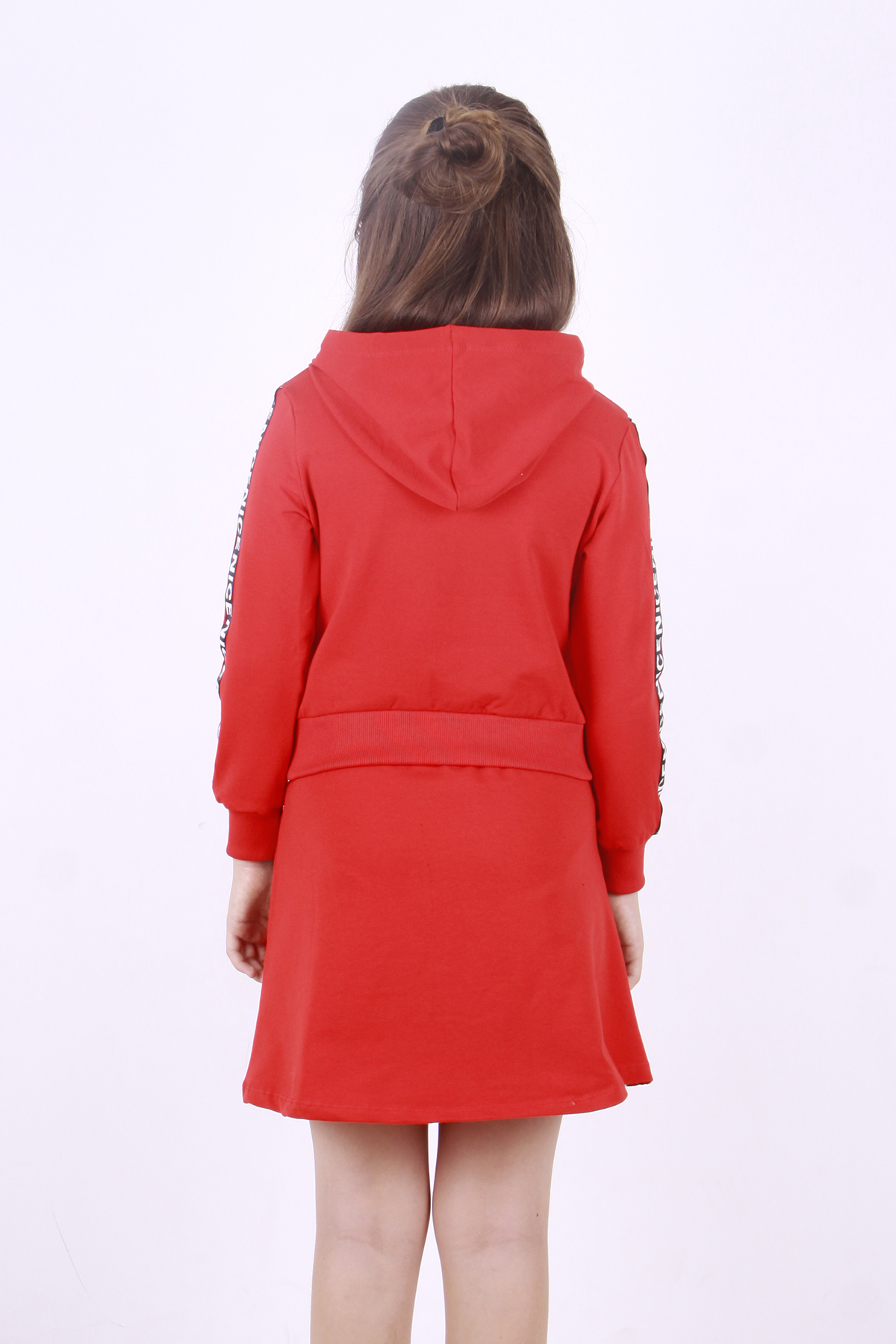 Toontoy Kız Çocuk Nice Şeritli Etekli Takım