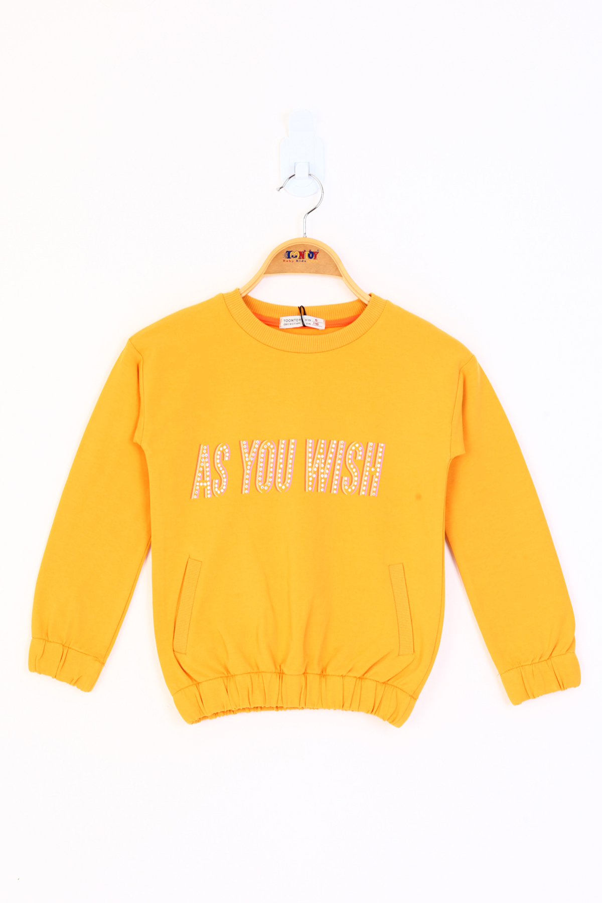 Toontoy Kız Çocuk You Wish Baskılı Sweatshirt