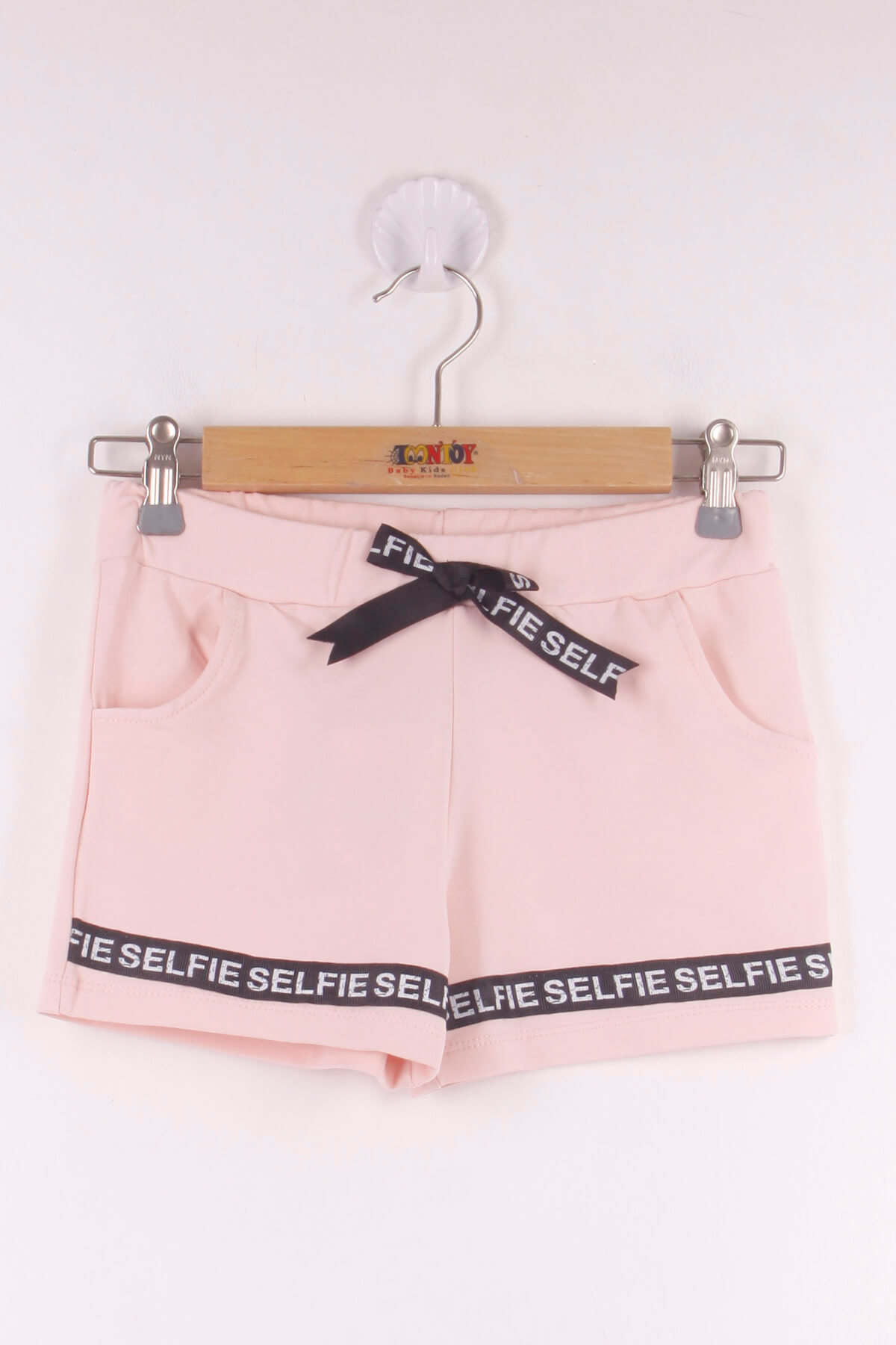 Toontoy  Kız Çocuk Serfie Şeritli Cepli Şort