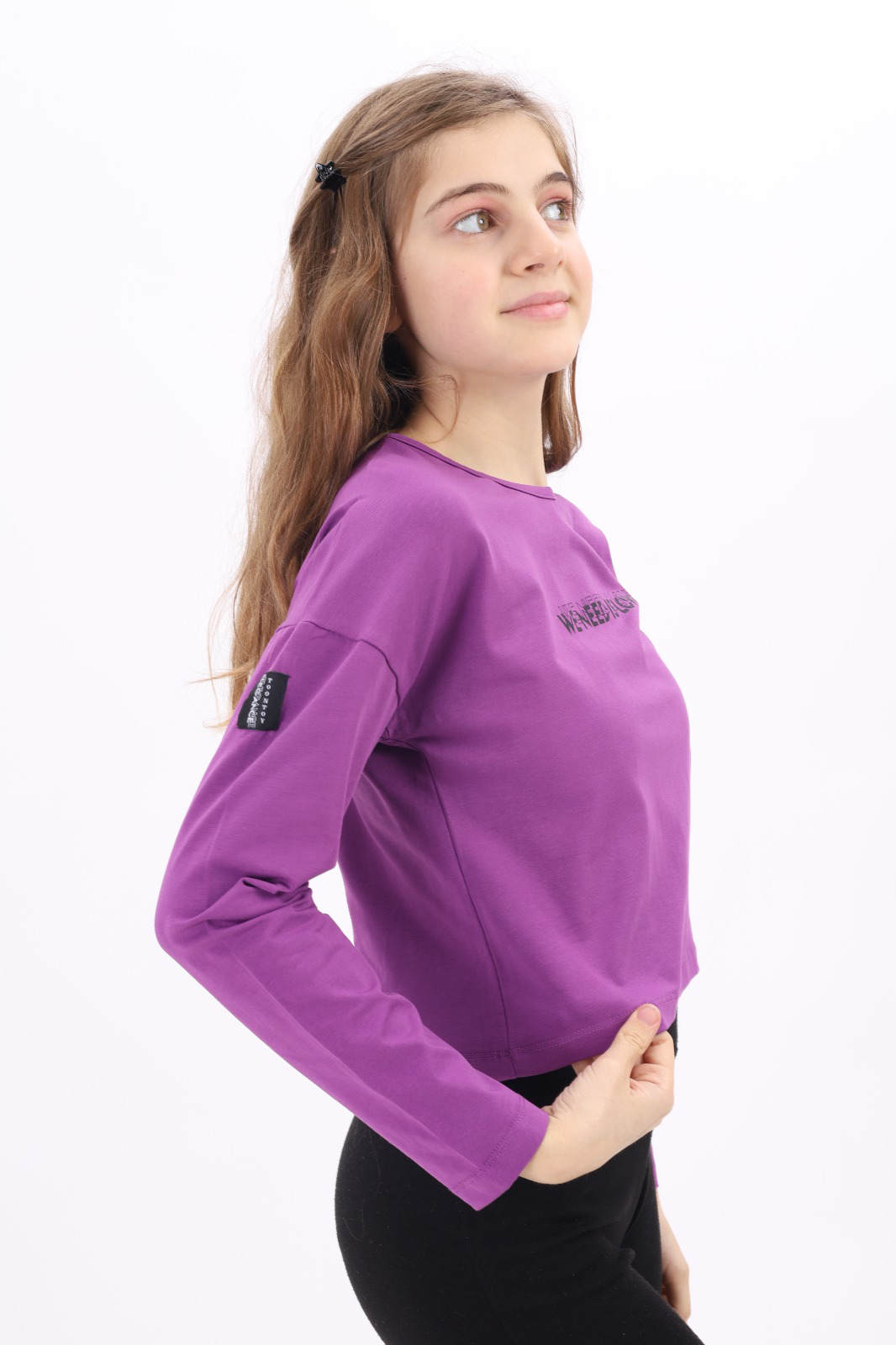 Toontoy Kız Çocuk Baskılı Tişört