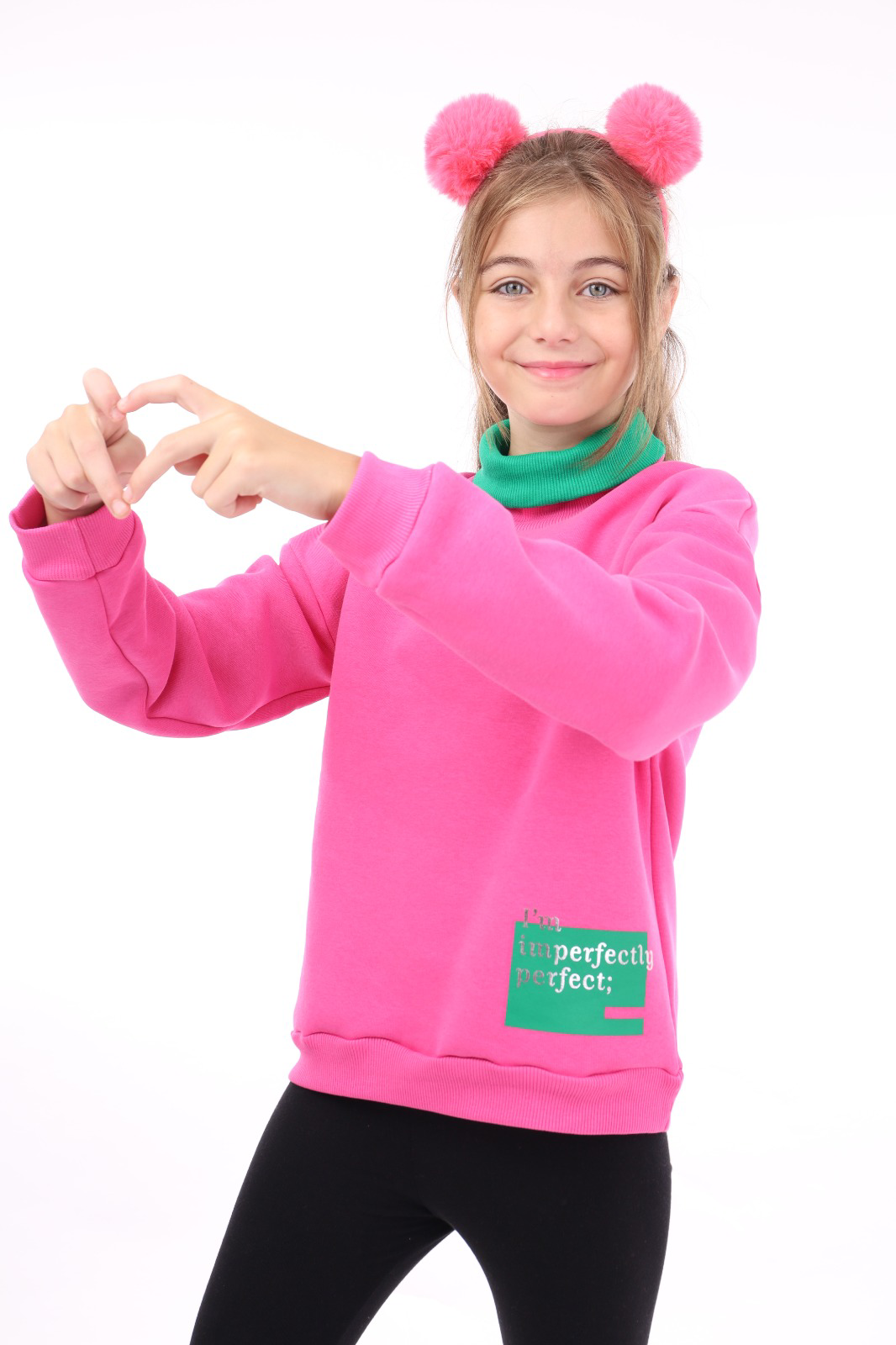 Toontoy Kız Çocuk Baskılı Sweatshirt