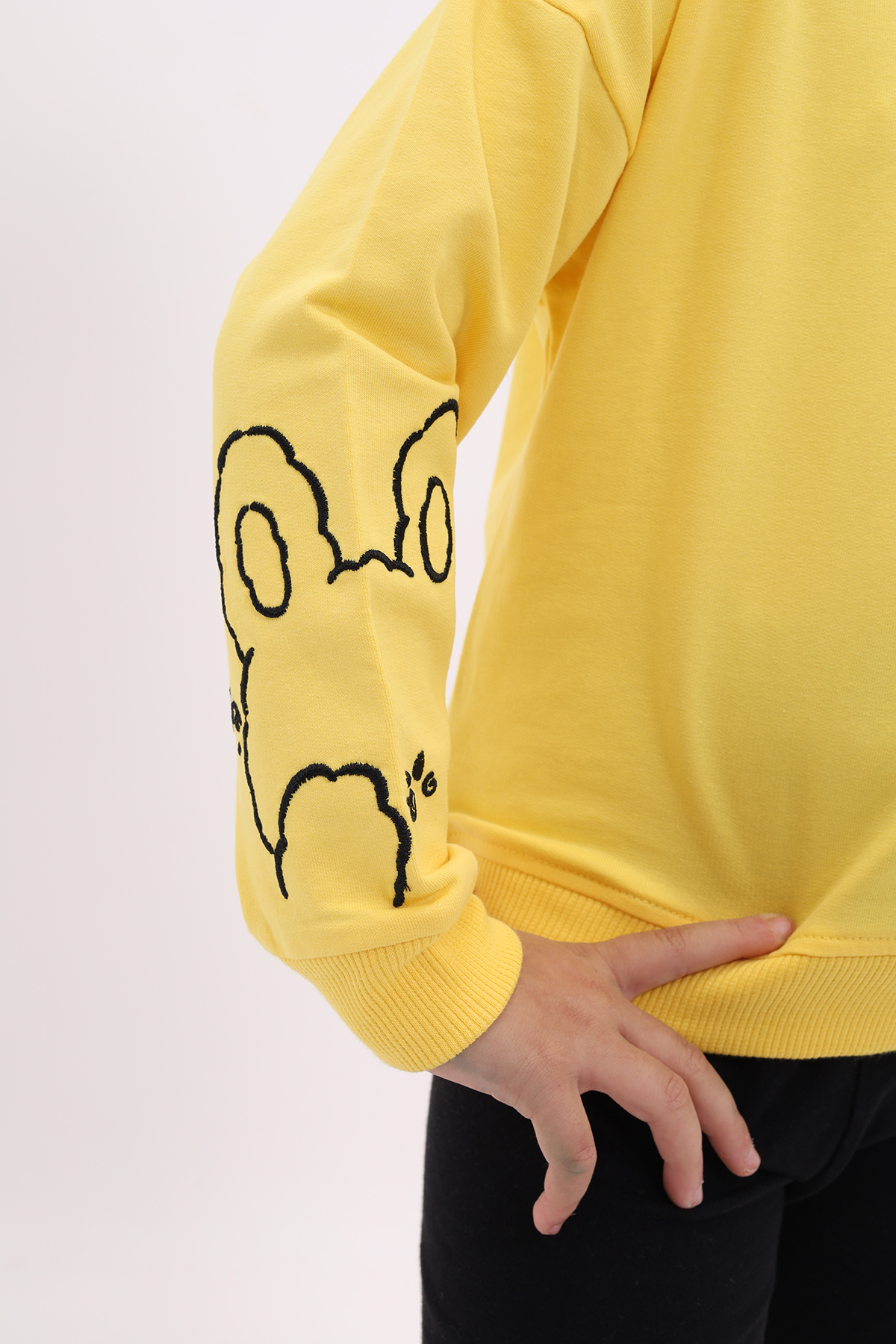 Toontoy Kız Çocuk Nakışlı Sweatshirt
