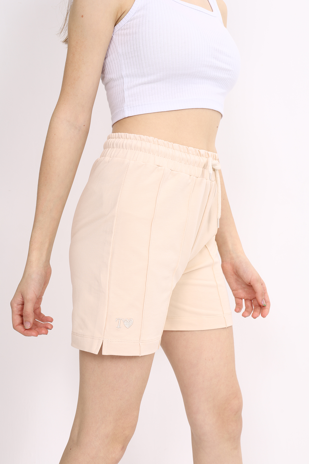 Toontoy Kız Çocuk Nakışlı Şort