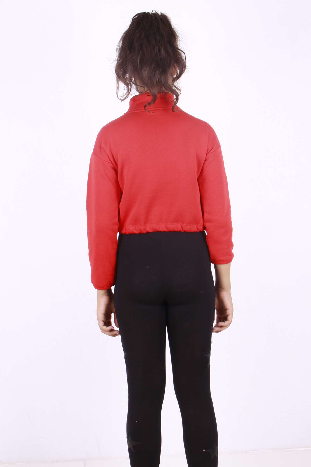 Toontoy Kız Çocuk Fermuarlı Sweatshirt