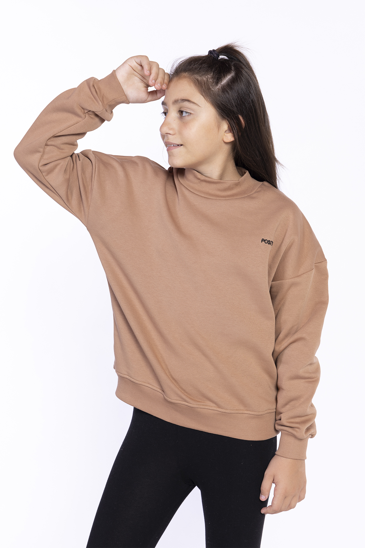 Toontoy Kız Çocuk İçi Pamuklu Sweatshirt