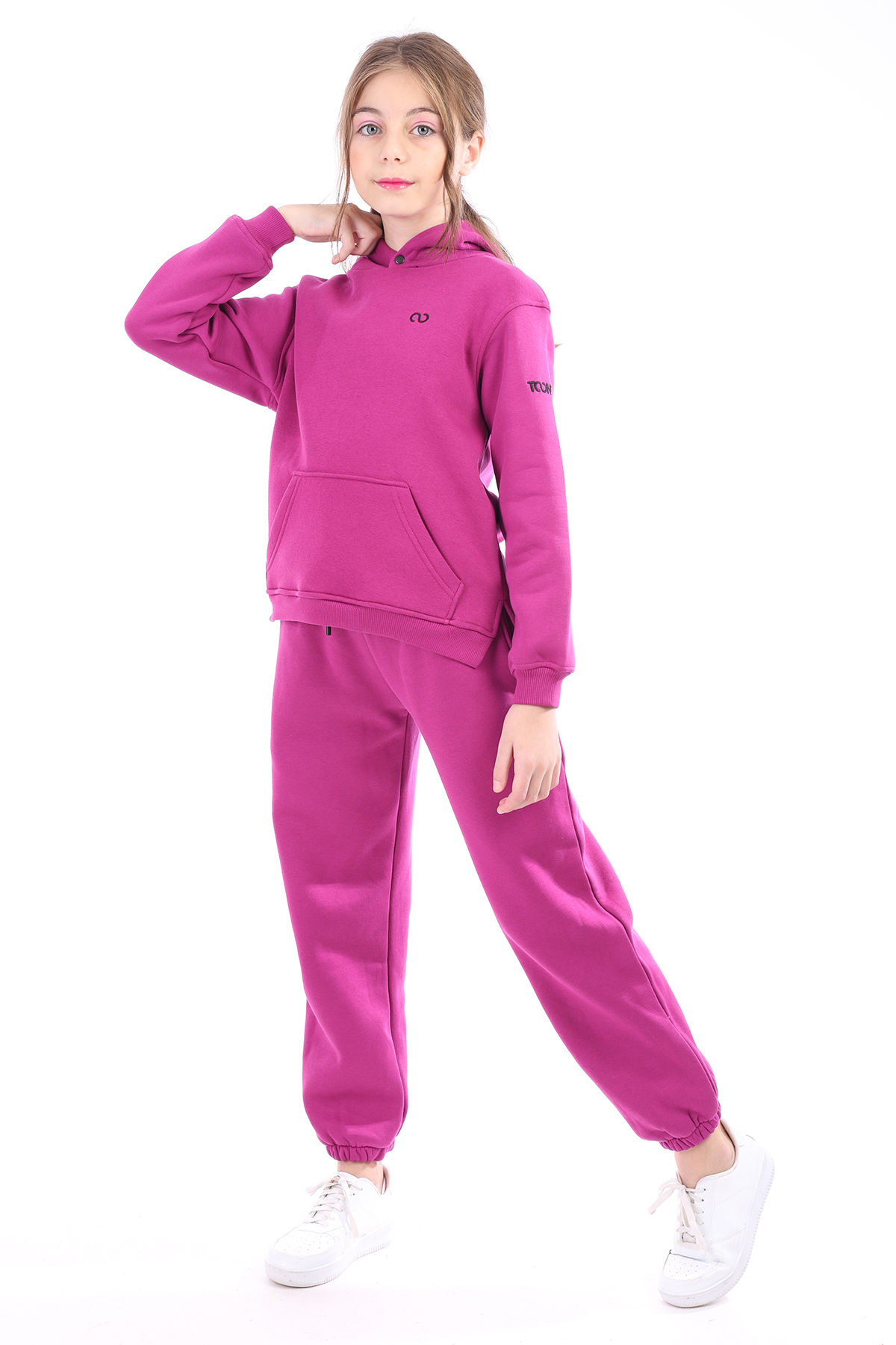 Toontoy Kız Çocuk Nakışlı Sweatshirt