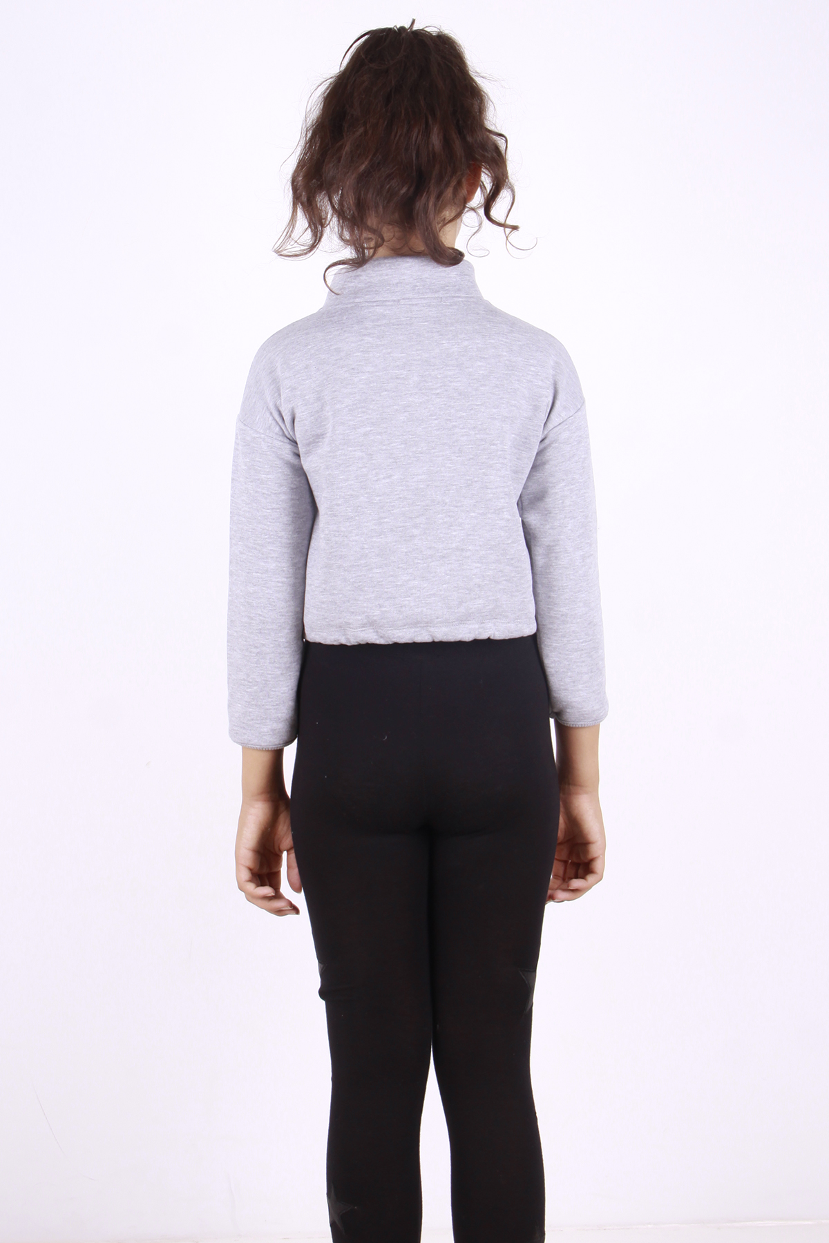 Toontoy Kız Çocuk Fermuarlı Sweatshirt