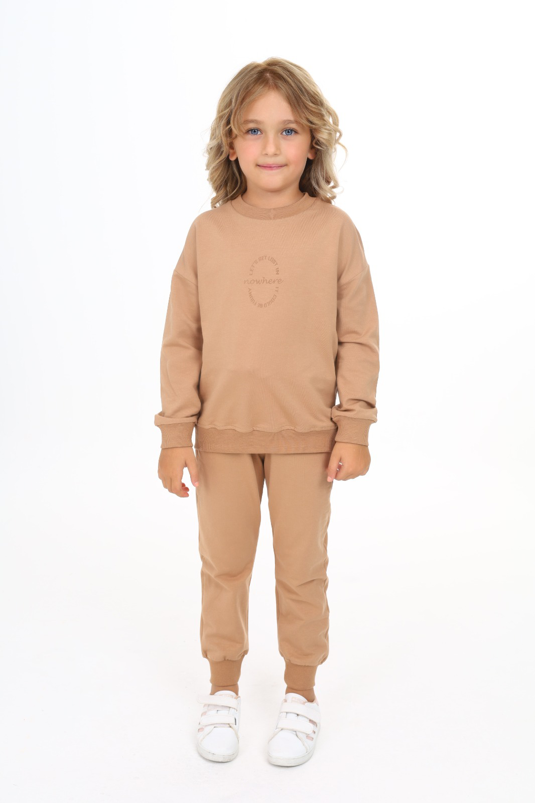 Toontoy Kız Çocuk Baskılı Eşofman Takım