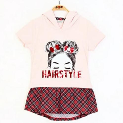 Toontoy Kız Çocuk Haırstyle Pul Palet Elbise