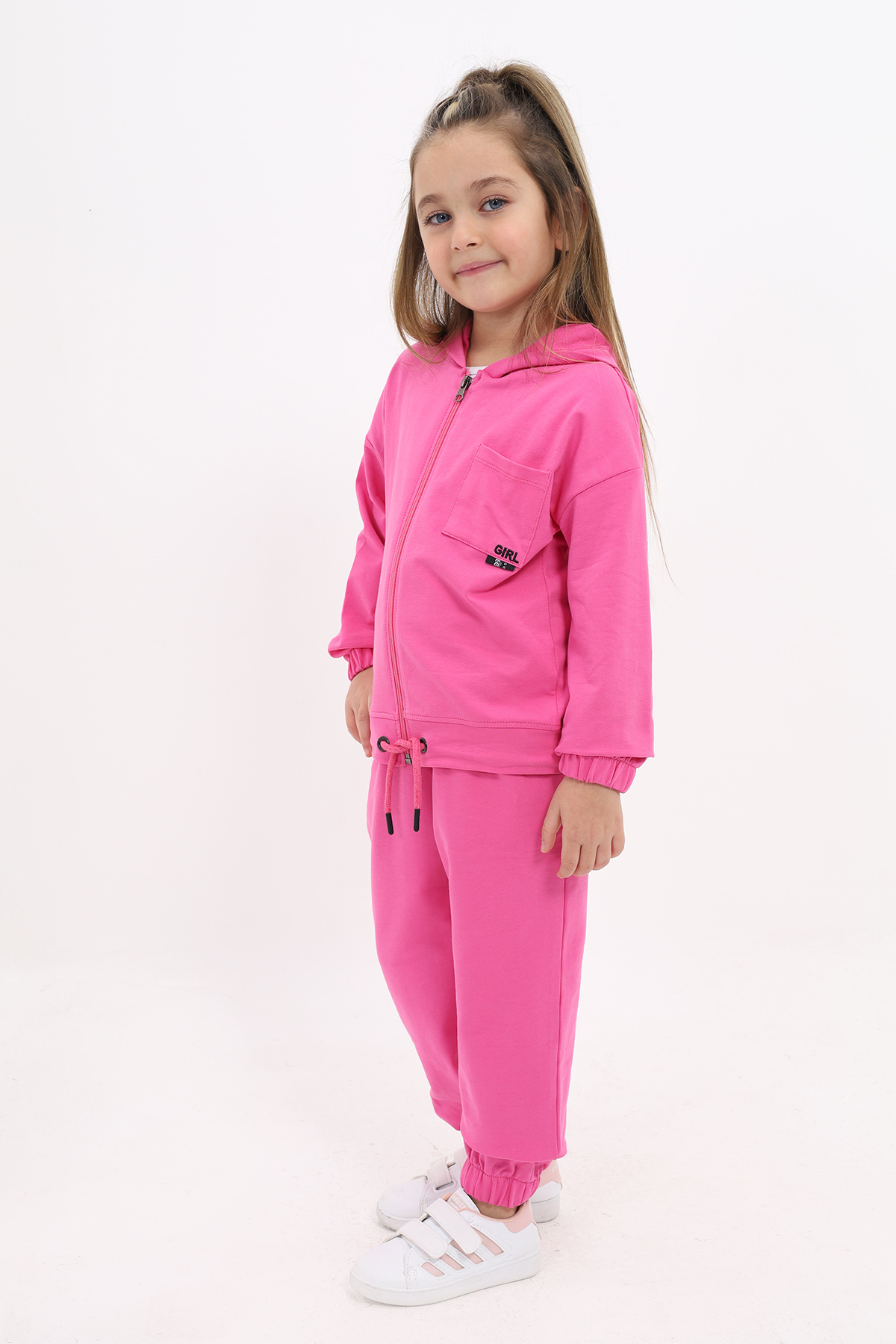 Toontoy Kız Çocuk Nakışlı Eşofman Takım