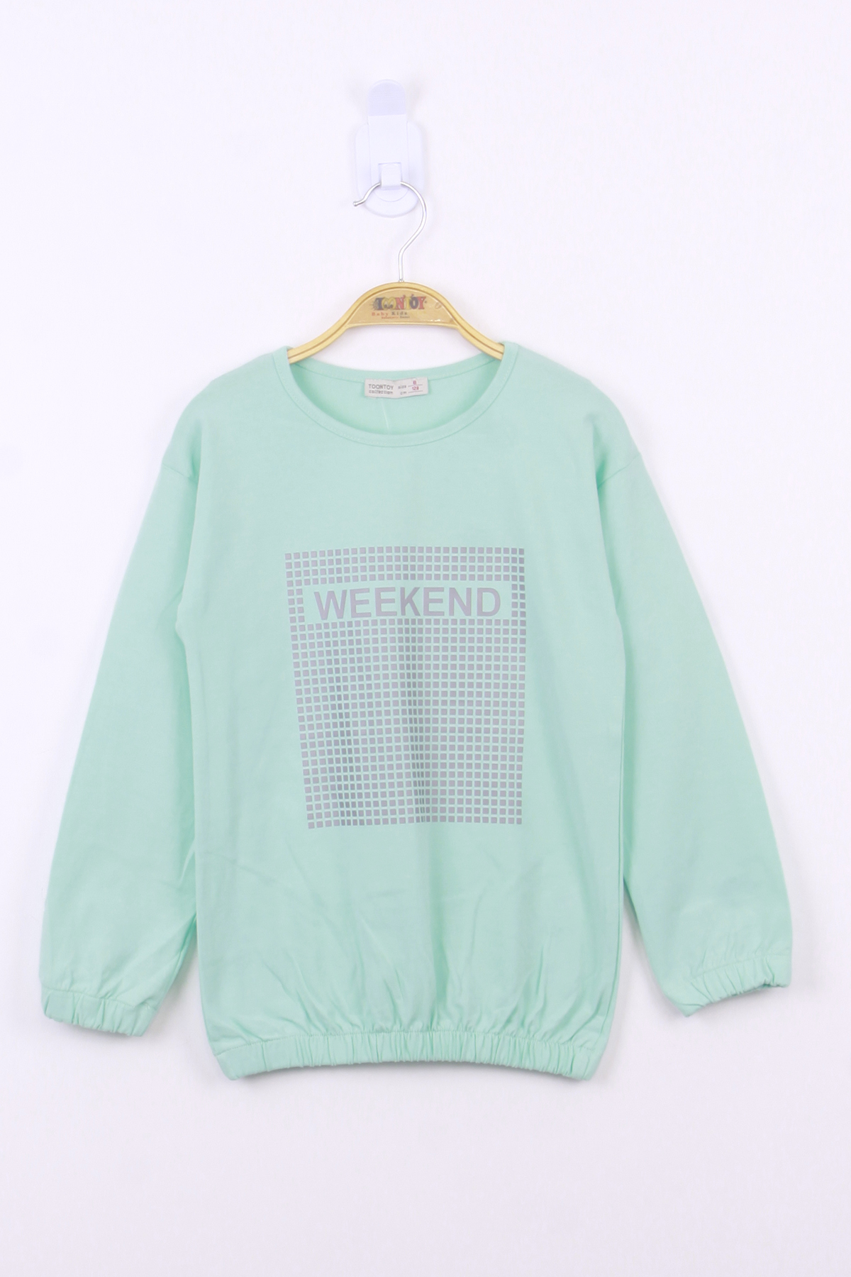 Toontoy Kız Çocuk Weekend Baskılı Tişört