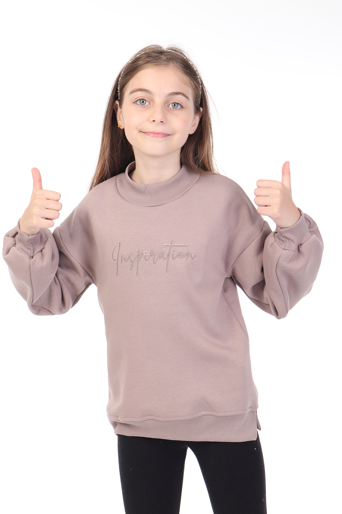 Toontoy Kız Çocuk Nakışlı Sweatshirt
