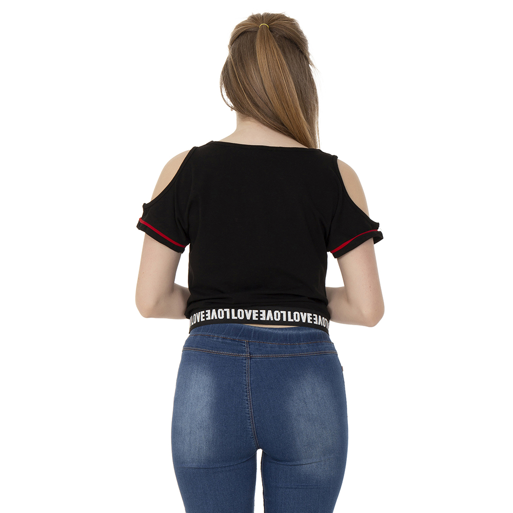 Toontoy  Kız Çocuk T-Shirt Crazy Gırl Baskılı