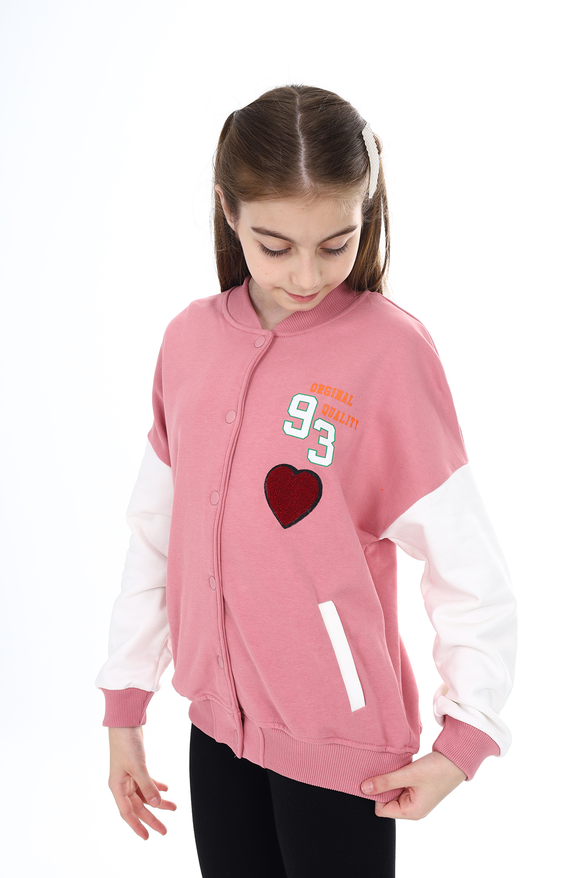 Toontoy  Kız Çocuk Baskılı Kolej Hırka