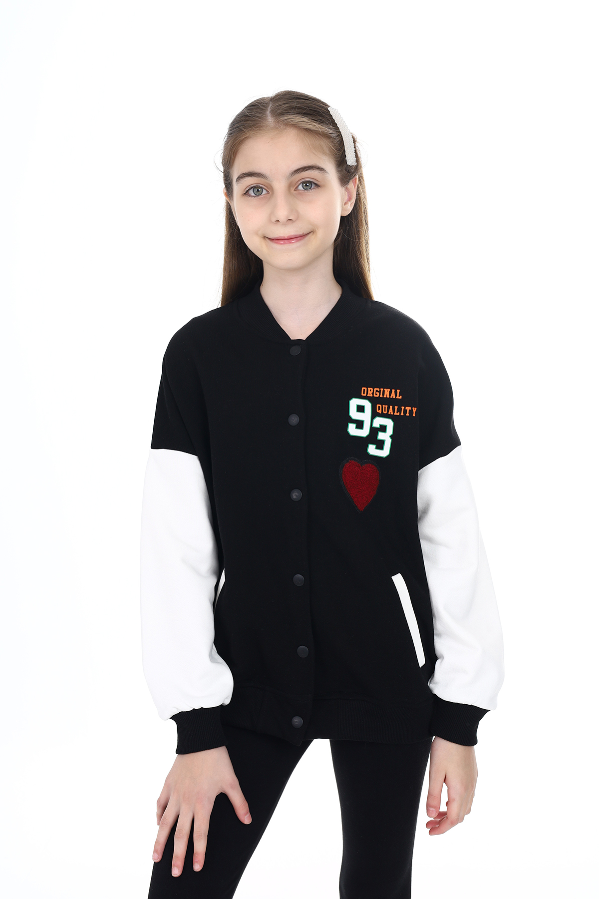 Toontoy  Kız Çocuk Baskılı Kolej Hırka