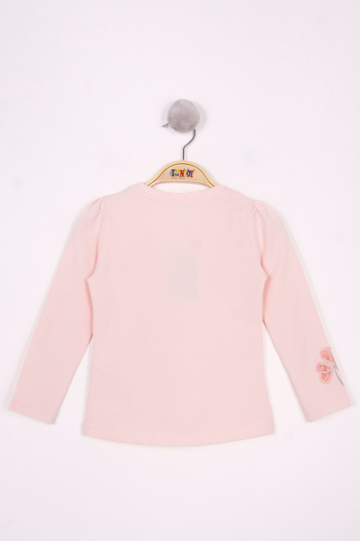Toontoy Kız Çocuk Yonca Nakışlı Sweatshirt