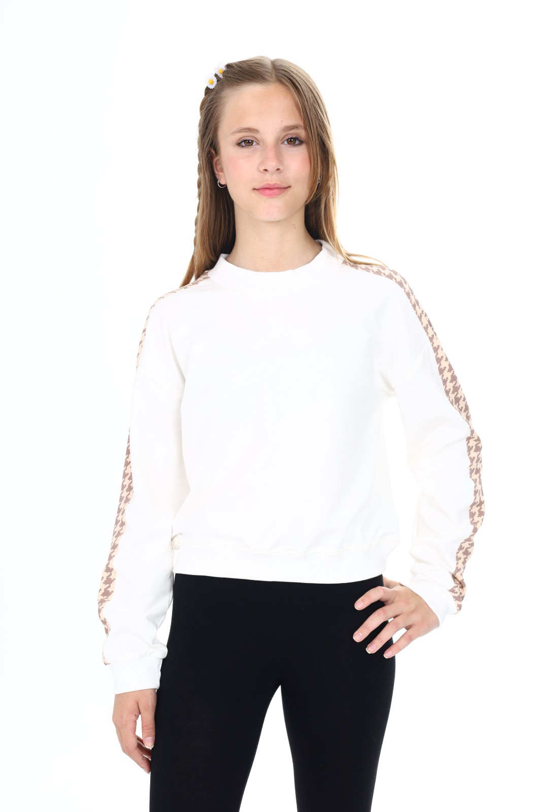 Toontoy Kız Çocuk Baskılı Sweatshirt