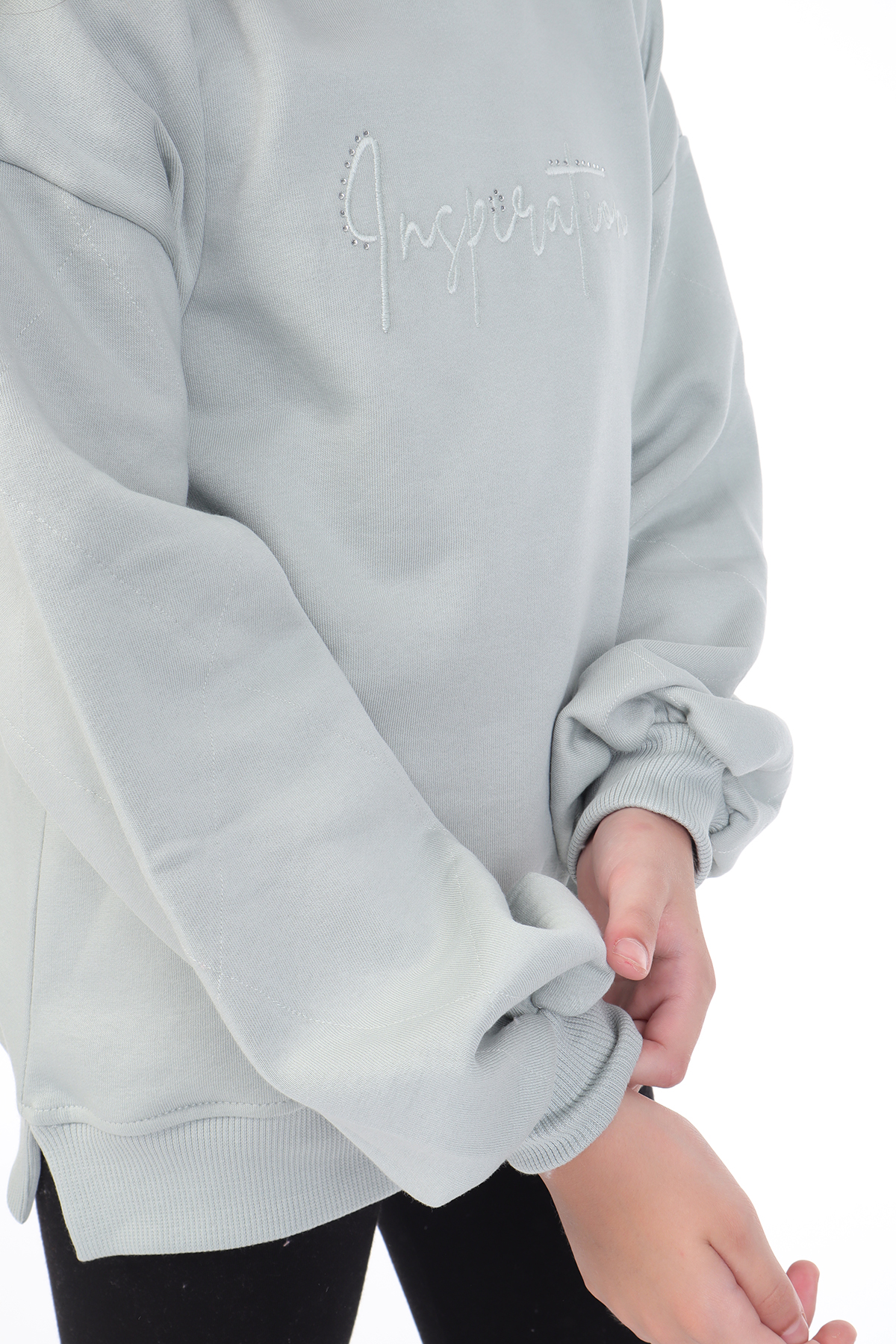 Toontoy Kız Çocuk Nakışlı Sweatshirt