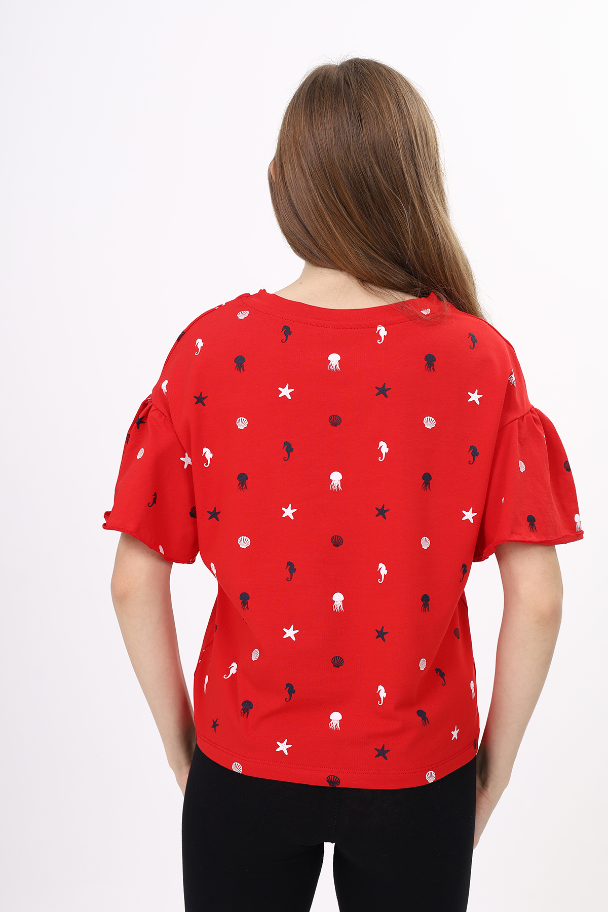 Toontoy Kız Çocuk Baskılı Tişört