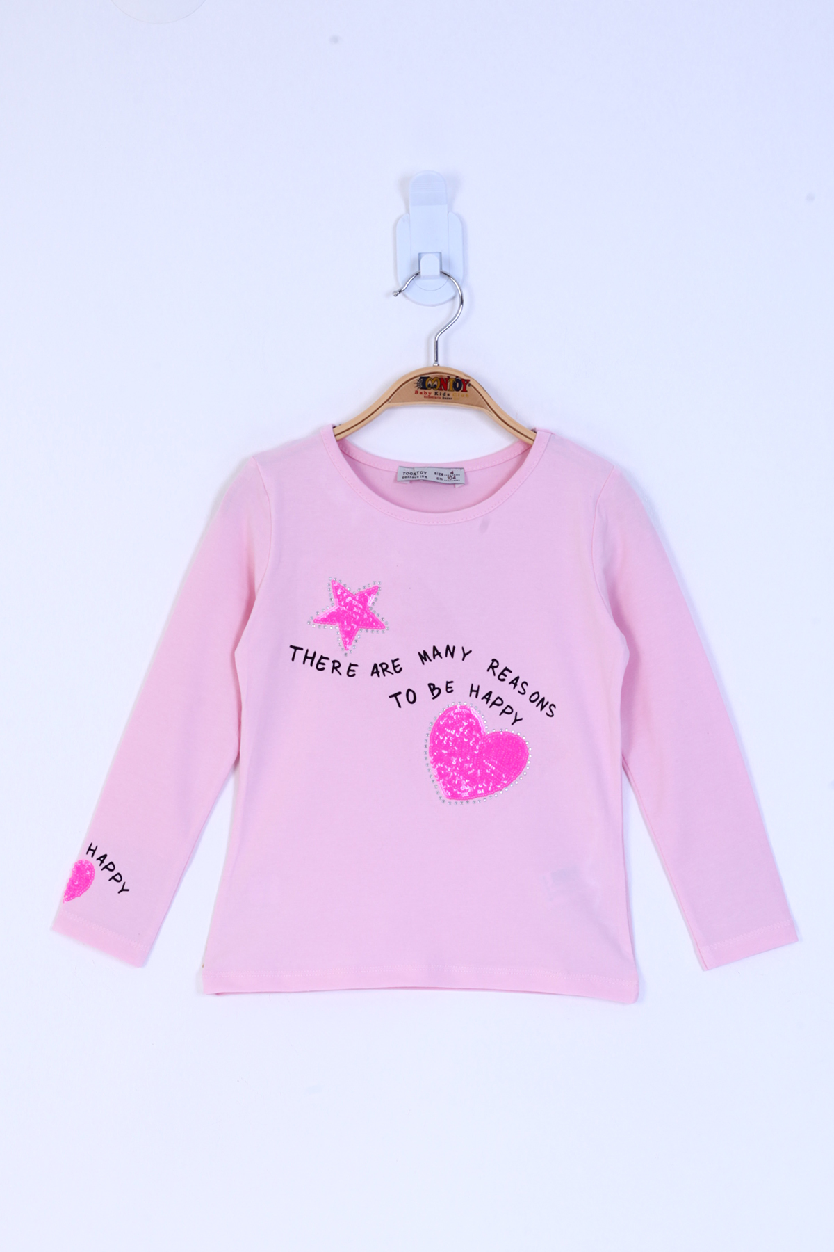 Toontoy Kız Çocuk Baskılı Elbise