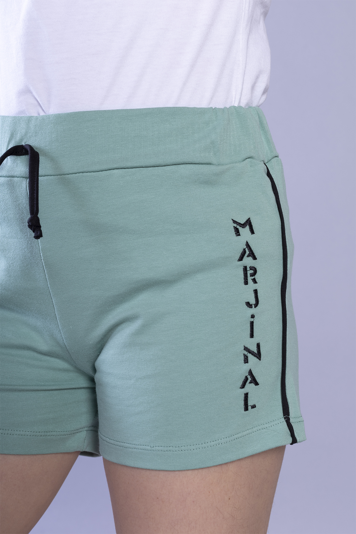 Toontoy Kız Çocuk Yazı Nakışlı Şort