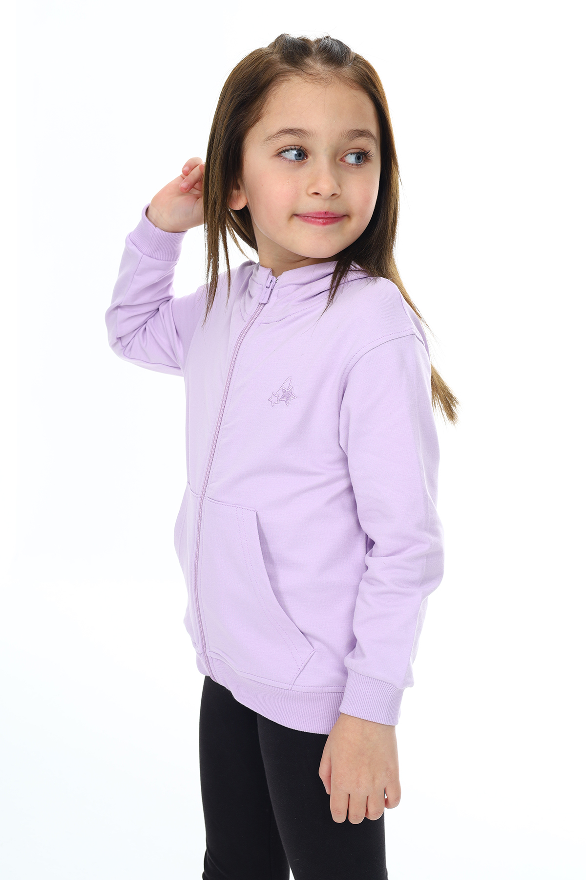 Toontoy  Kız Çocuk Nakışlı Hırka