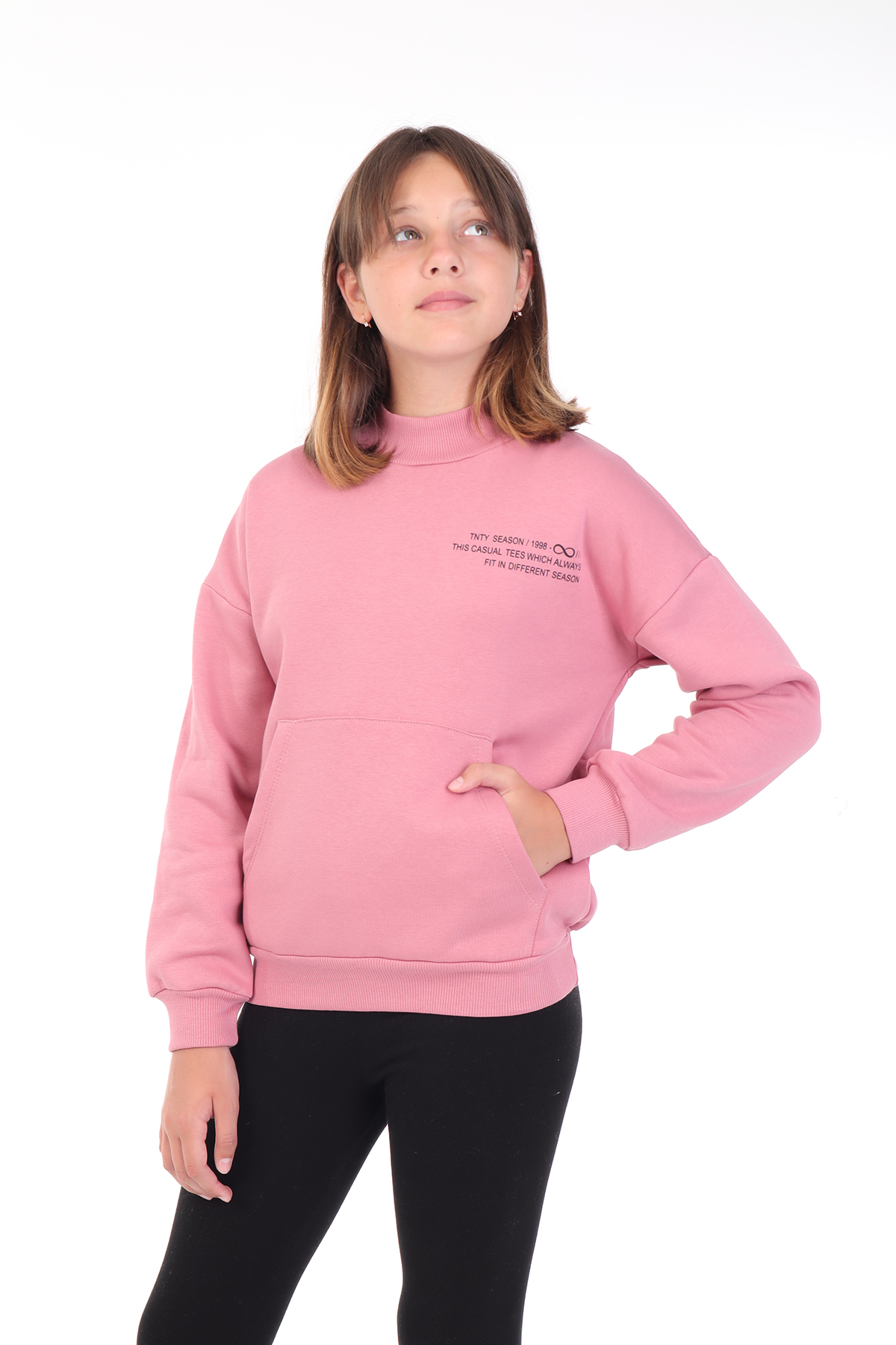 Toontoy Kız Çocuk Baskılı Sweatshirt