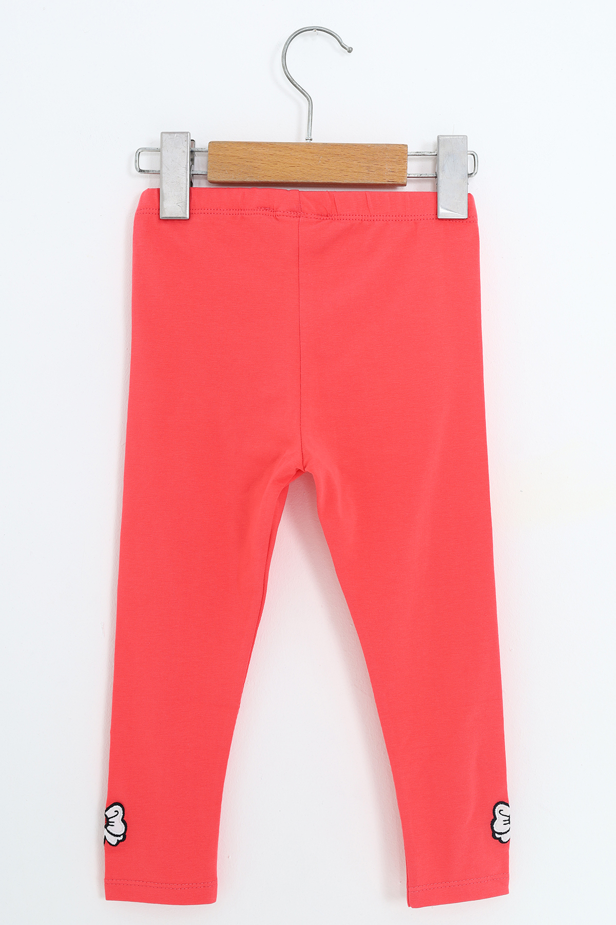 Toontoy Kız Çocuk Tayt İki Paçası Fiyonk Nakışlı