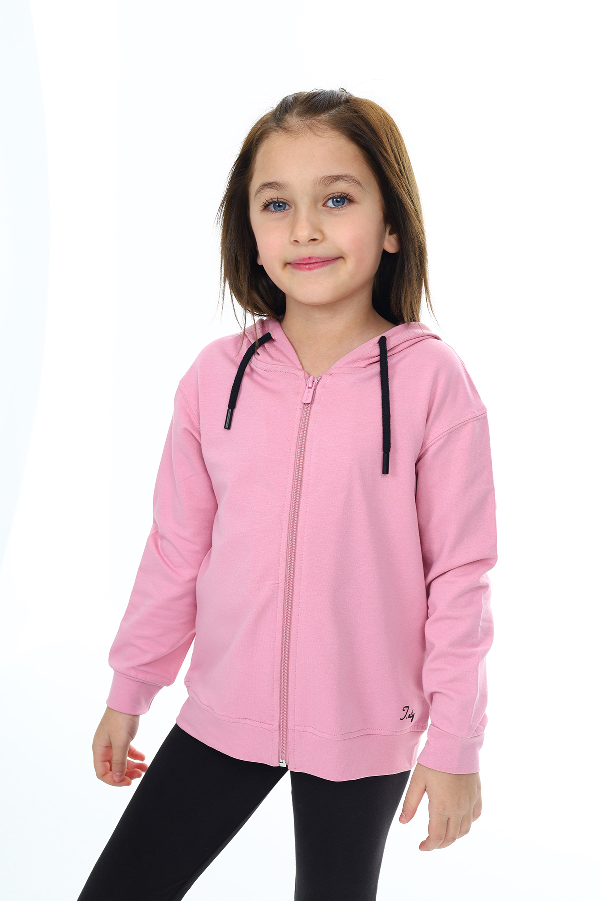 Toontoy Kız Çocuk Nakışlı Hırka