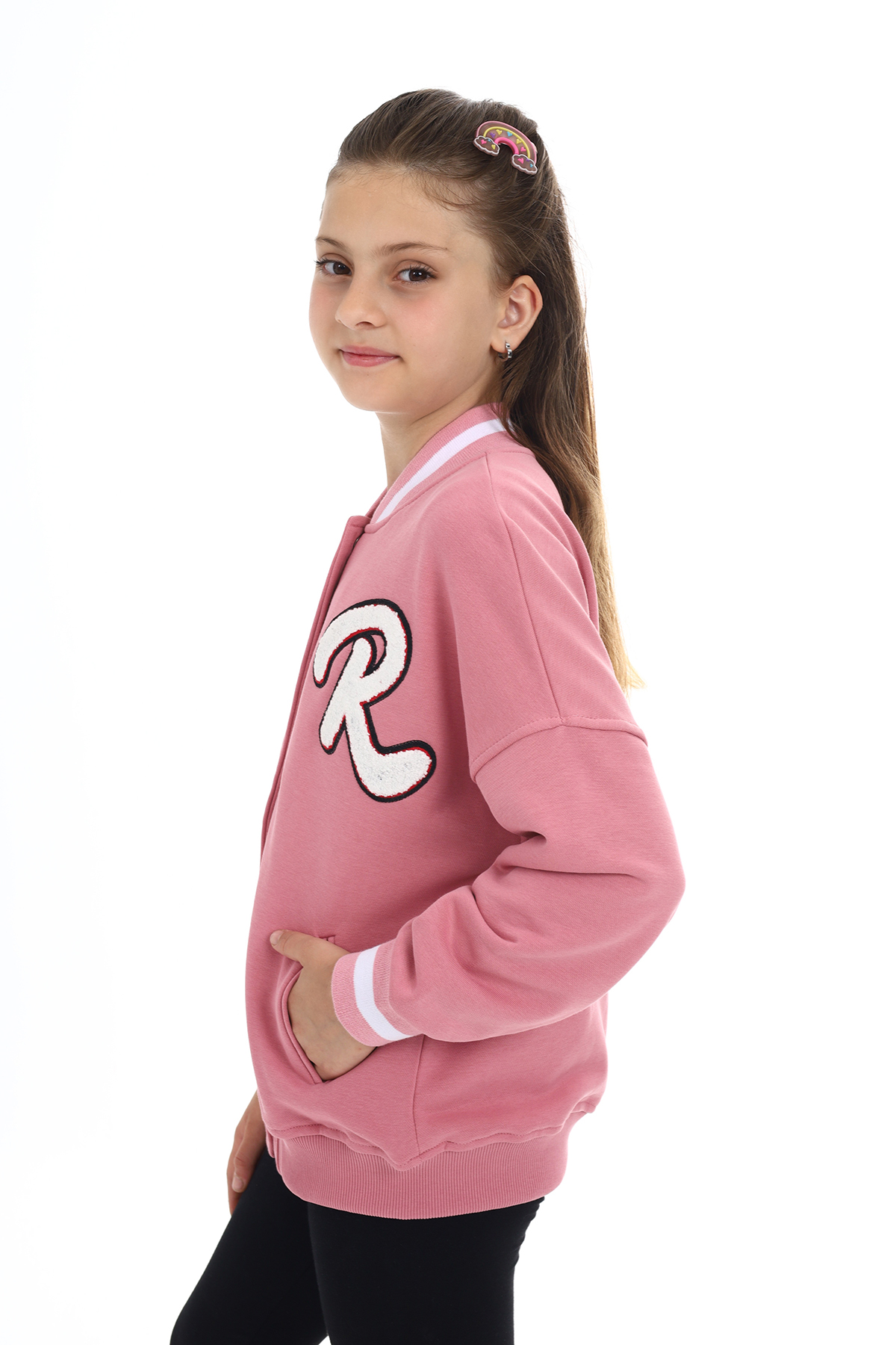 Toontoy  Kız Çocuk Baskılı Kolej Hırka