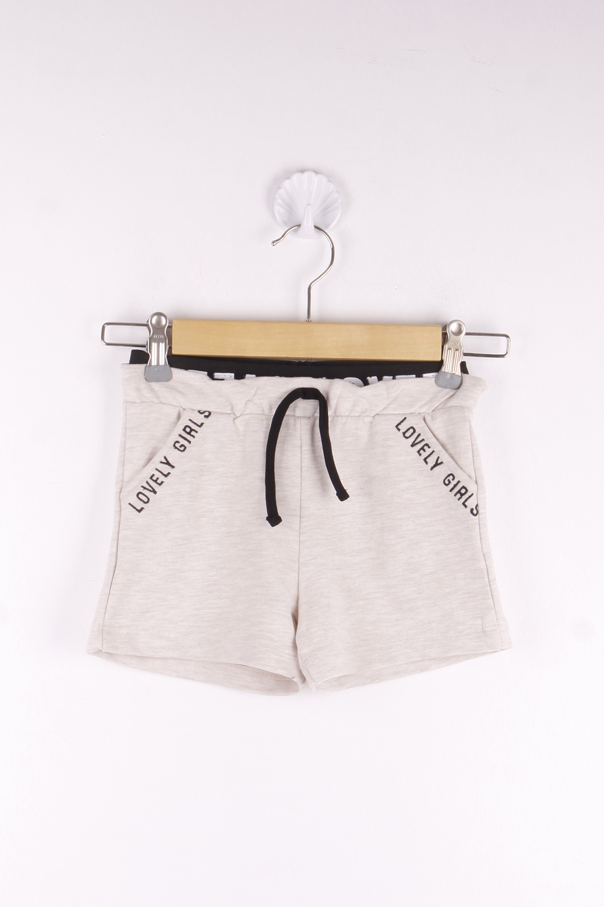 Toontoy Kız Çocuk Lovely Baskılı Cepli Şort