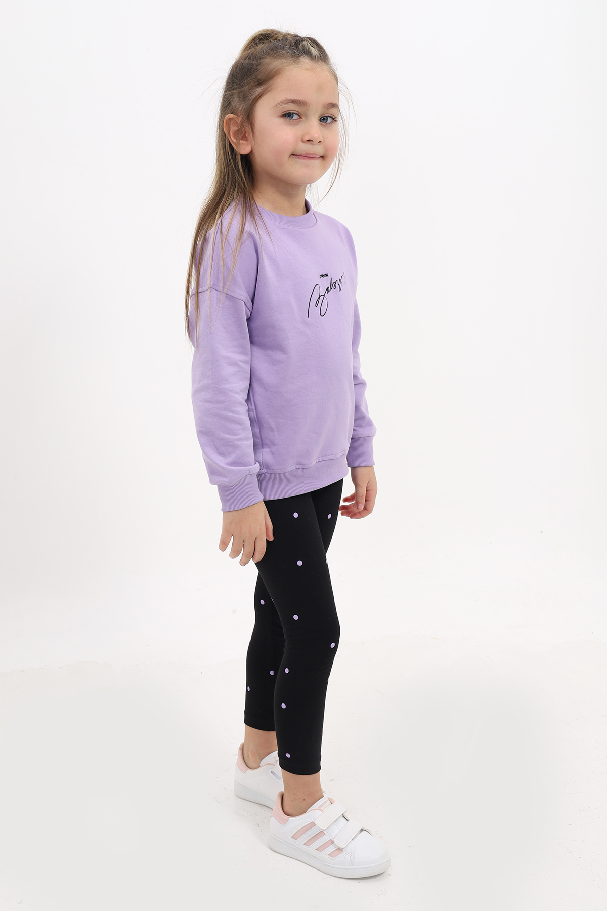 Toontoy  Kız Çocuk Nakışlı Taytlı Takım