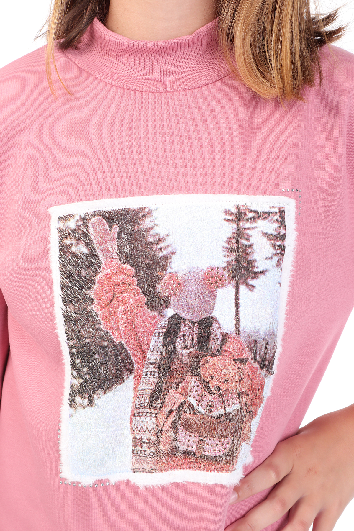 Toontoy Kız Çocuk Baskılı Sweatshirt