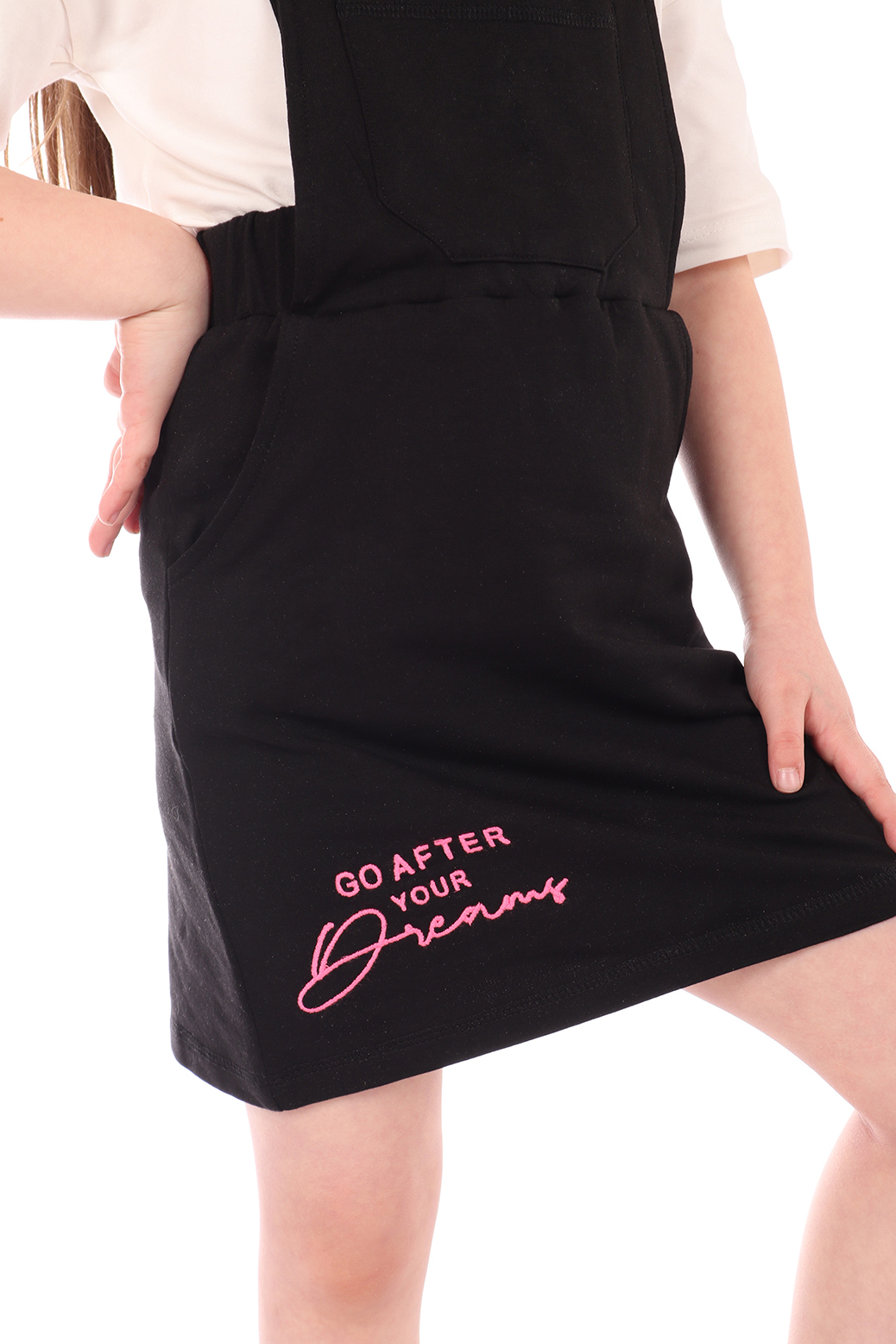 Toontoy  Kız Çocuk 2Li Salopetli Takım