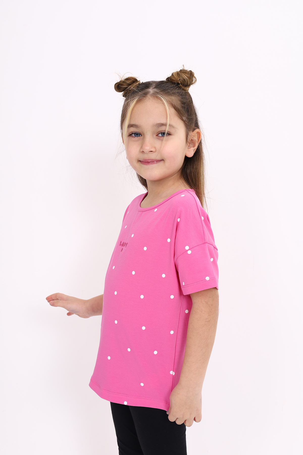 Toontoy Kız Çocuk Baskılı Tişört