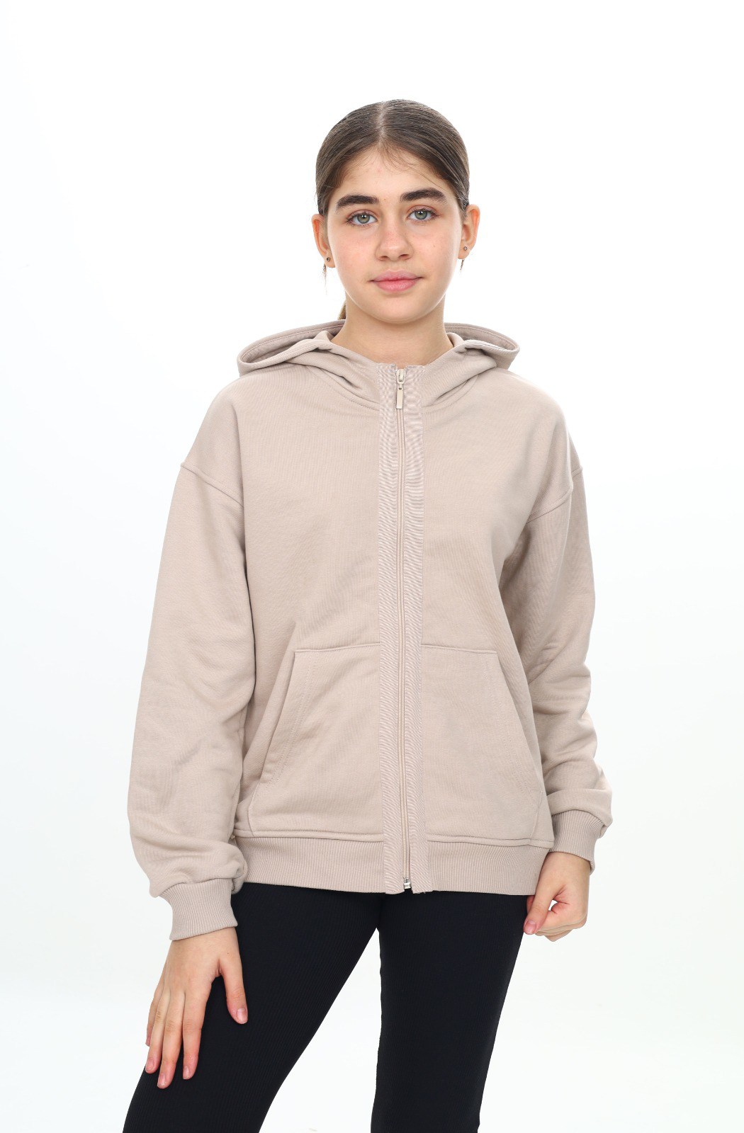 Toontoy Kız Çocuk Kapüşonlu Hırka