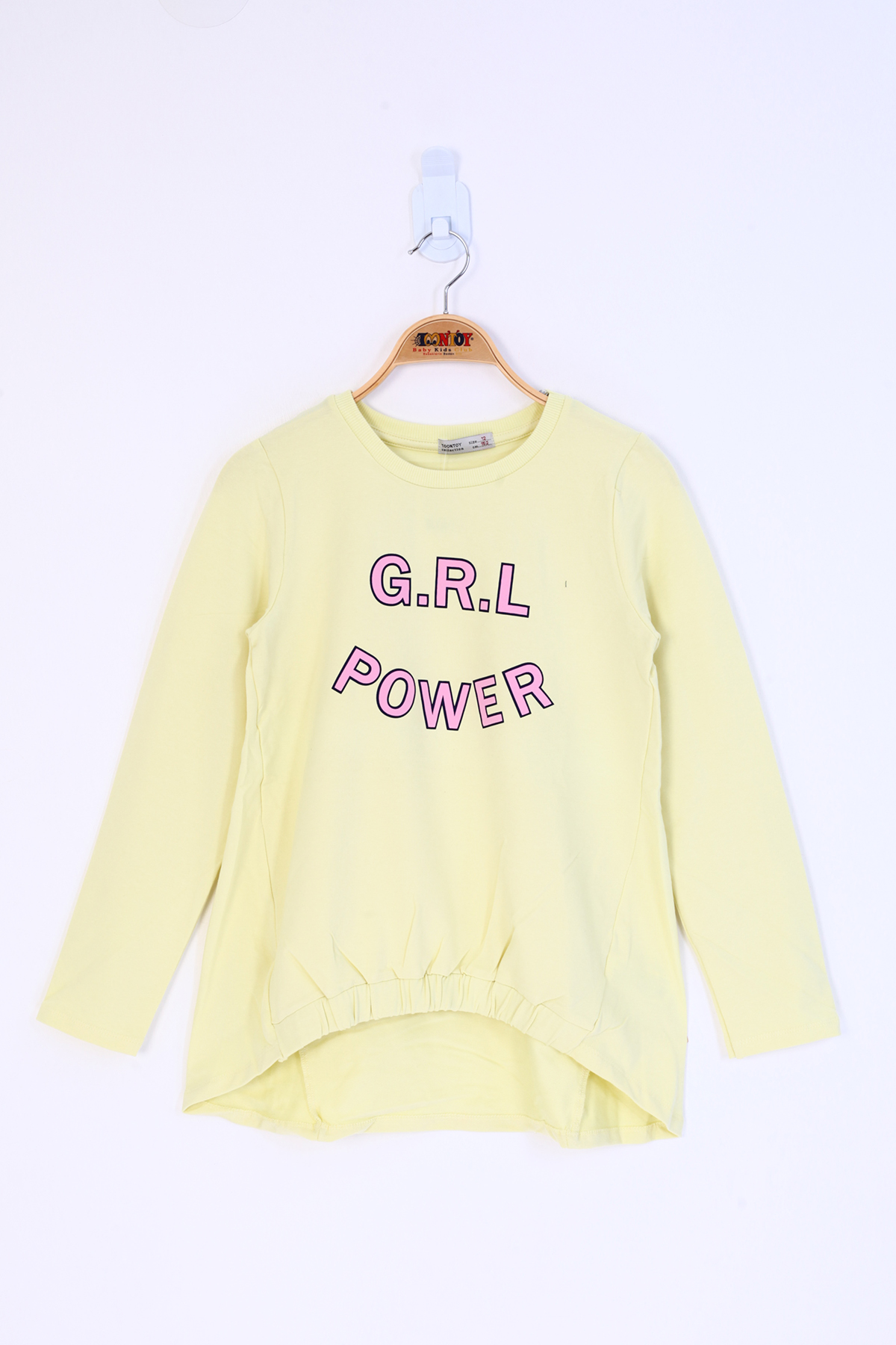 Toontoy Kız Çocuk Grl Power Baskılı Tişört