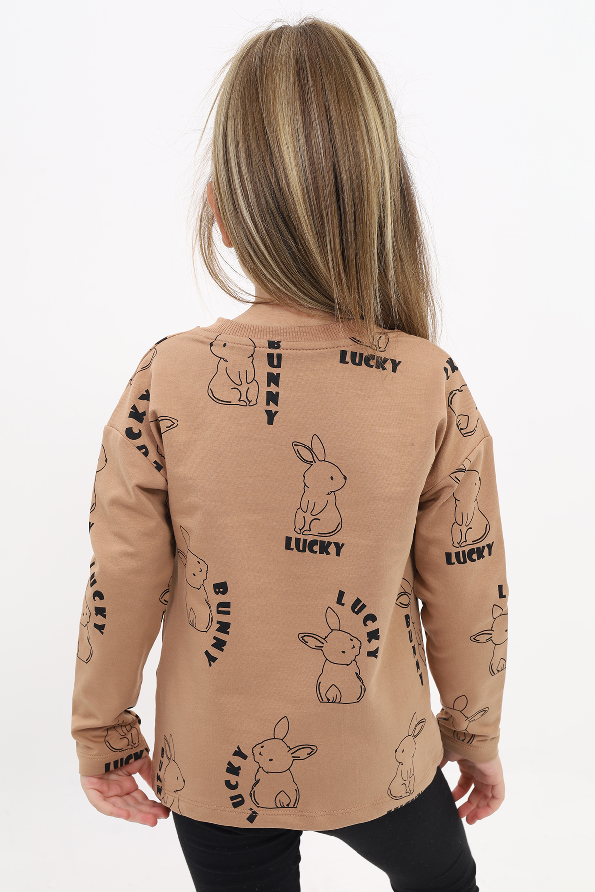 Toontoy Kız Çocuk Baskılı Sweatshirt