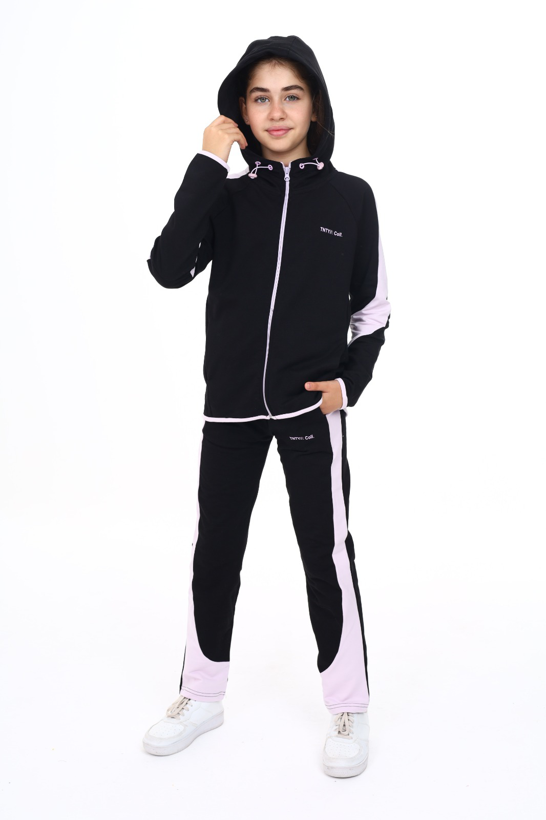 Toontoy Kız Çocuk Reglan Kol Tnty Coll Baskılı Eşofman Takım