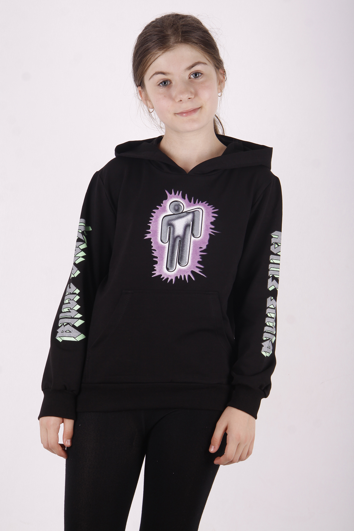 Toontoy Kız Çocuk Billie Eilish Baskılı Sweatshirt