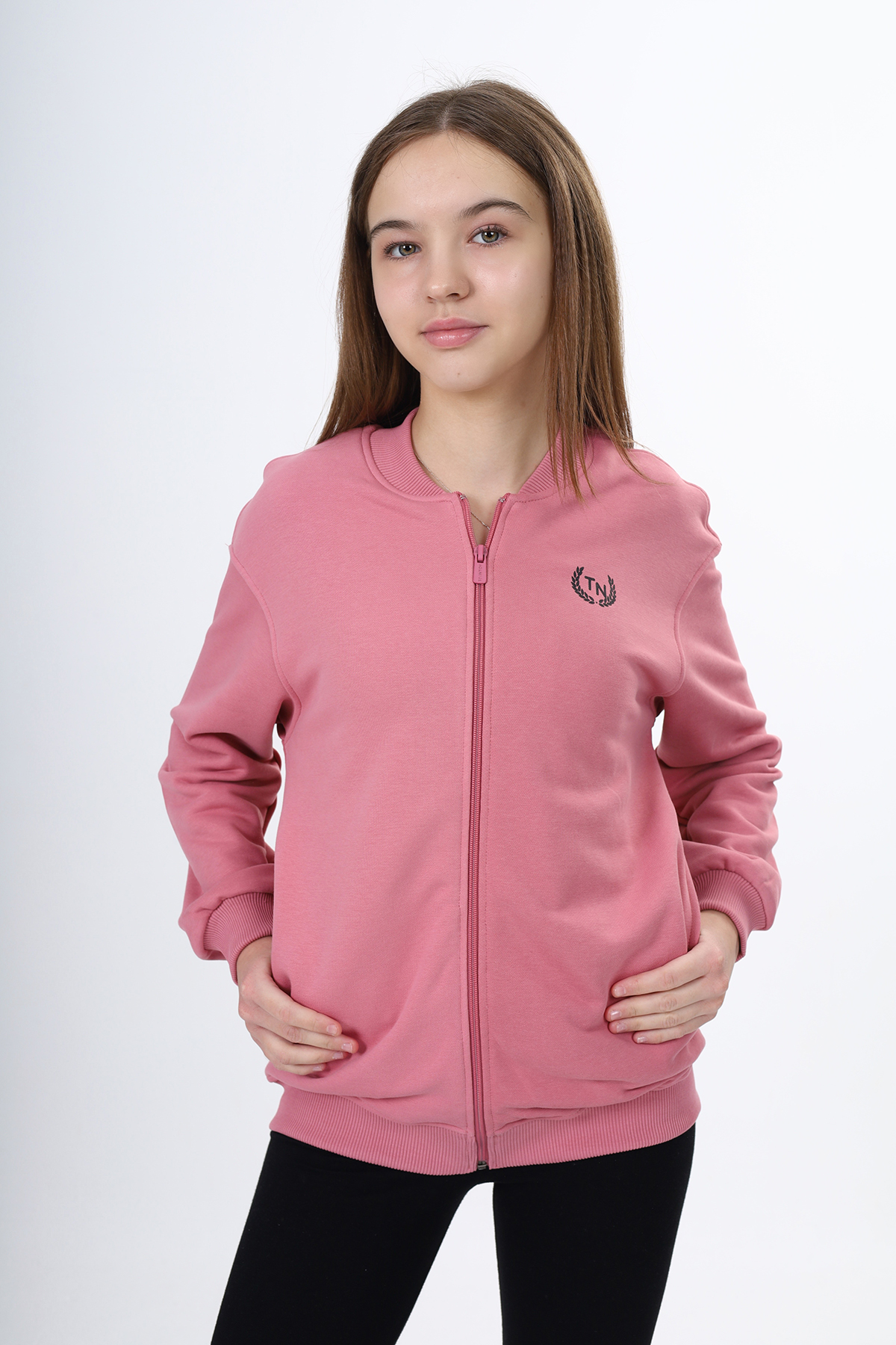 Toontoy Kız Çocuk Baskılı Hırka