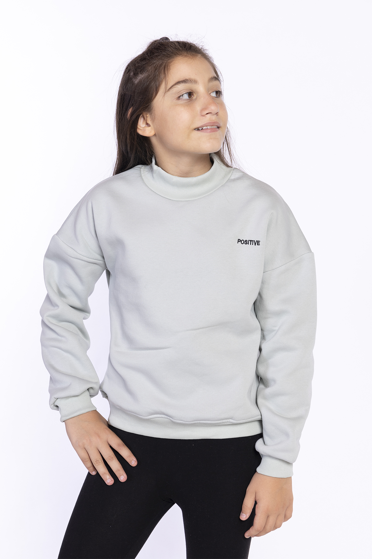 Toontoy Kız Çocuk İçi Pamuklu Sweatshirt