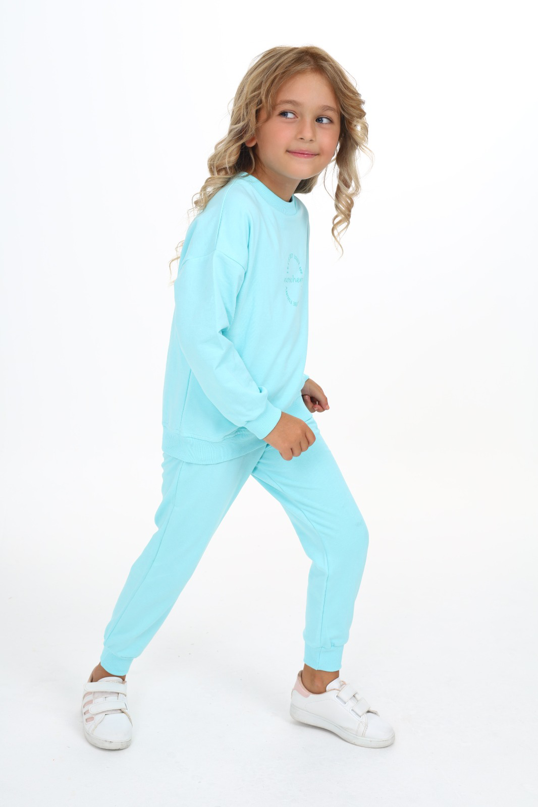 Toontoy Kız Çocuk Baskılı Eşofman Takım