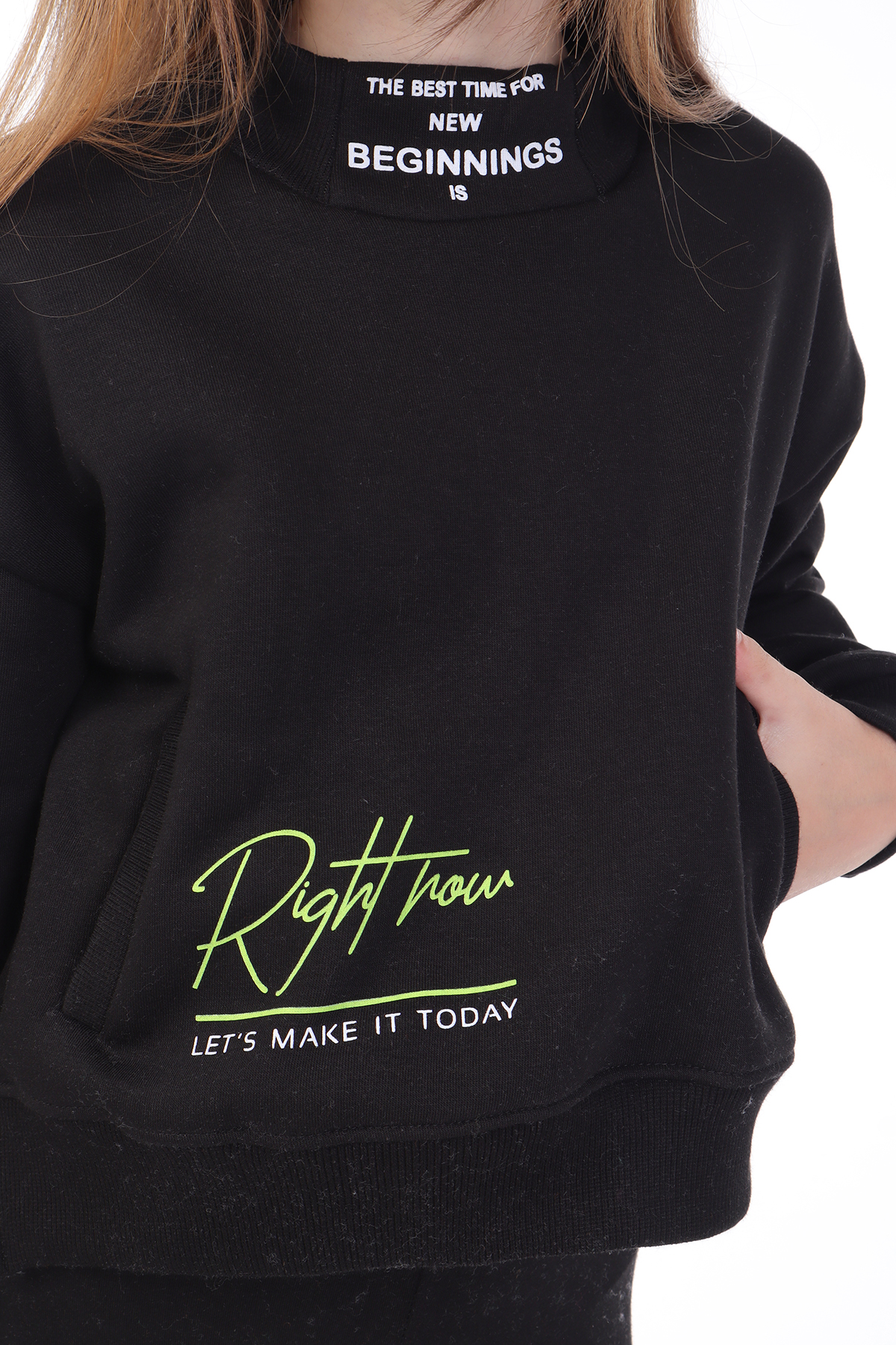 Toontoy Kız Çocuk Baskılı Sweatshirt