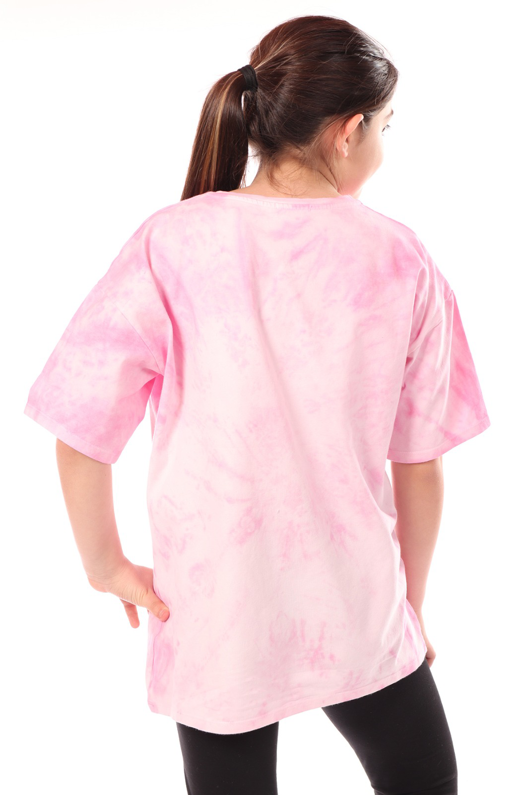 Toontoy Kız Çocuk Batik Desenli Tişört
