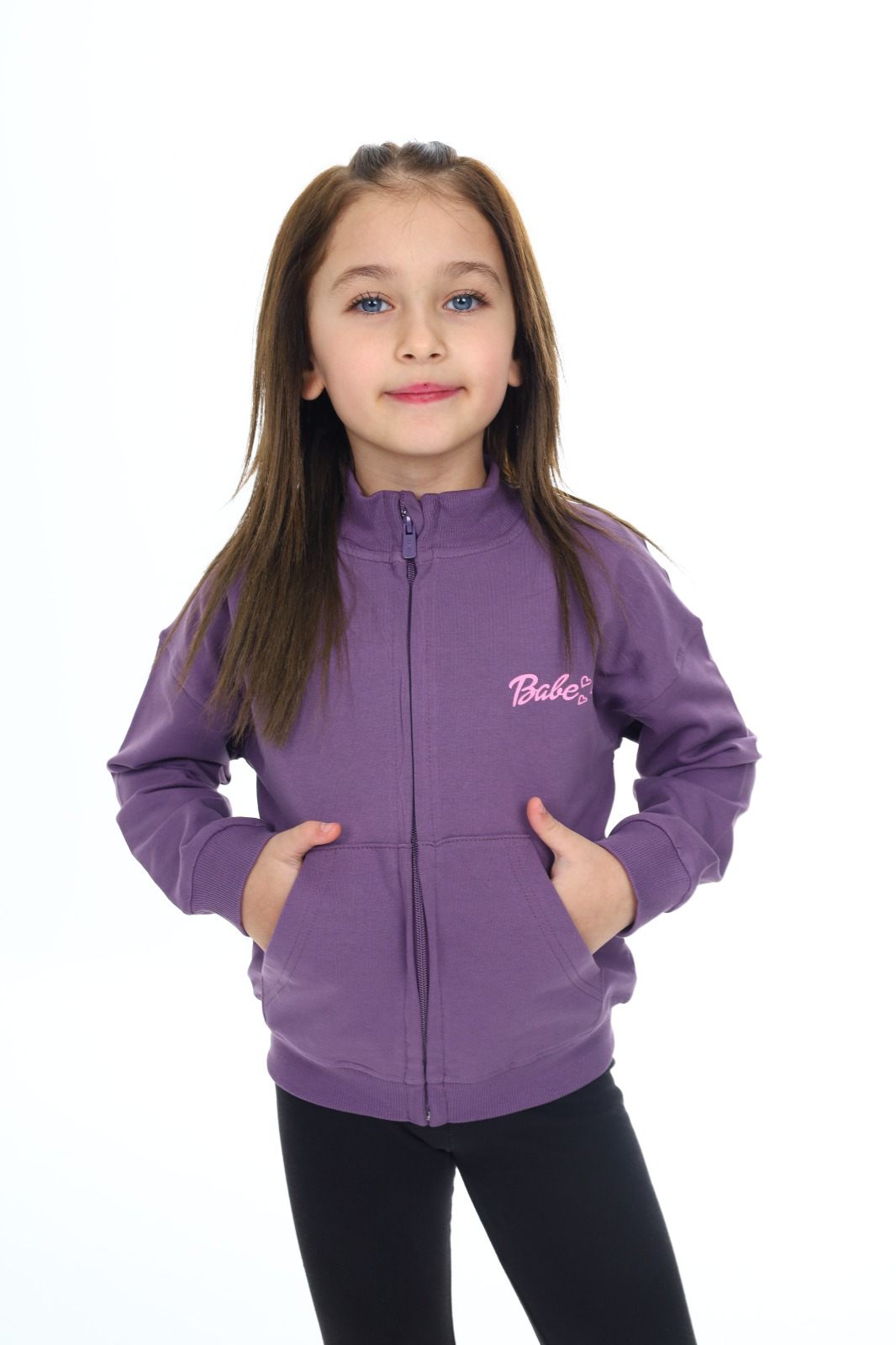 Toontoy Kız Çocuk Baskılı Hırka