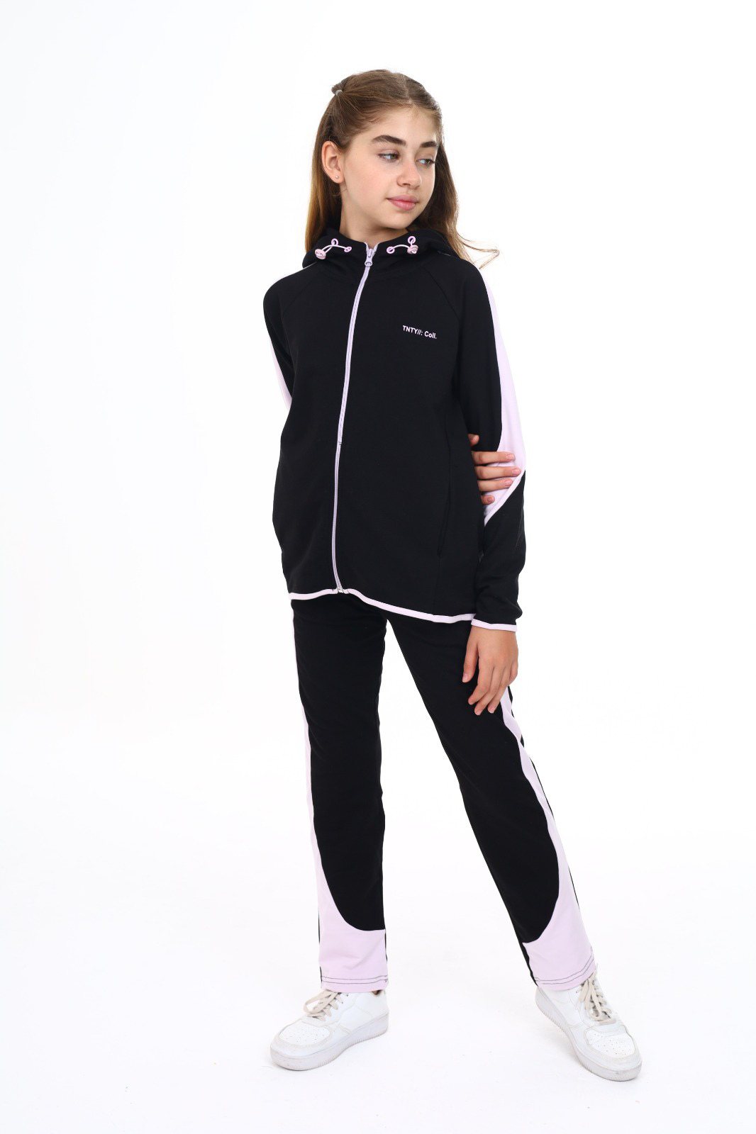 Toontoy Kız Çocuk Reglan Kol Tnty Coll Baskılı Eşofman Takım