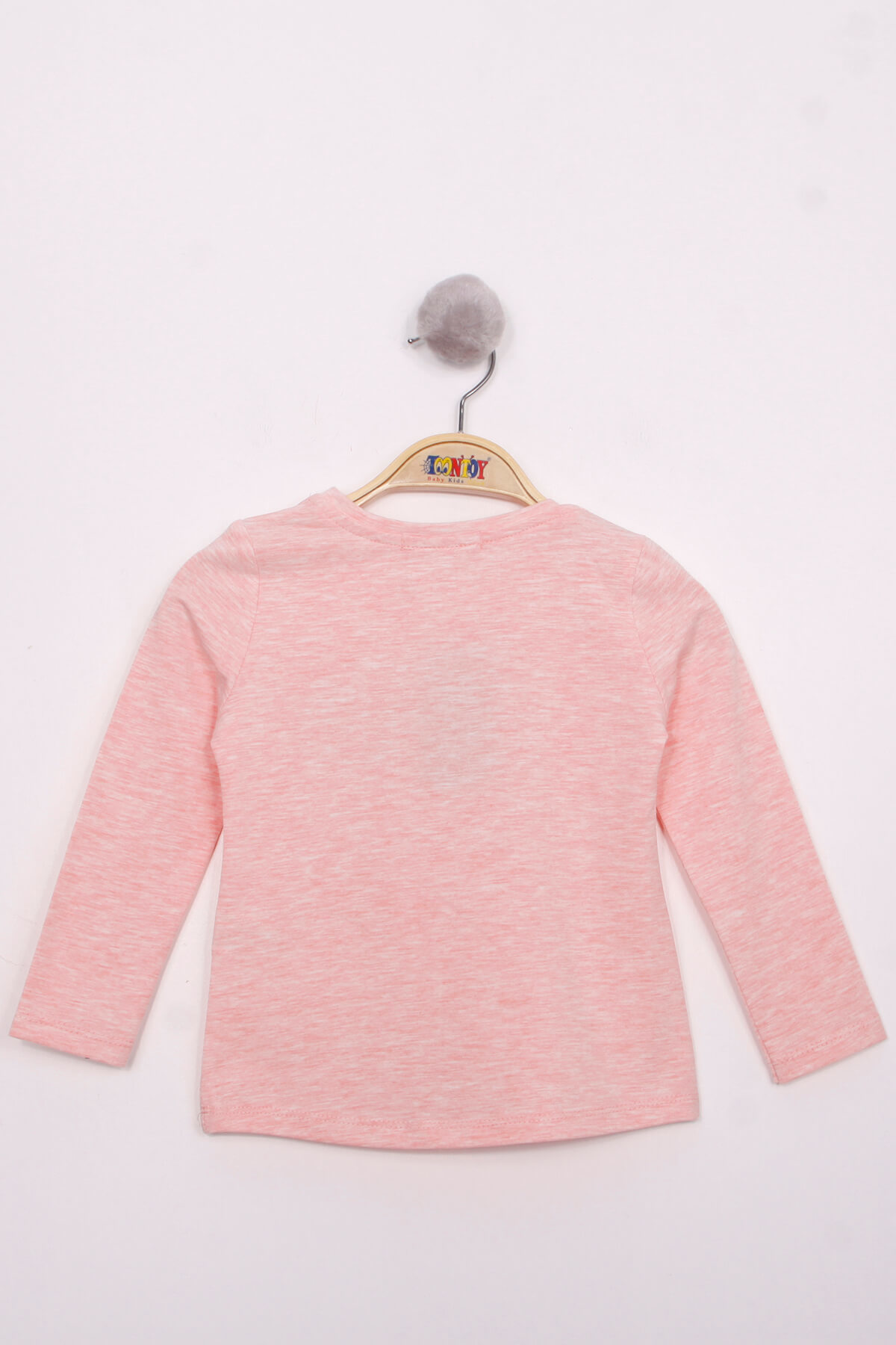 Toontoy Kız Çocuk Göğsü Pul Nakışlı T-Shirt