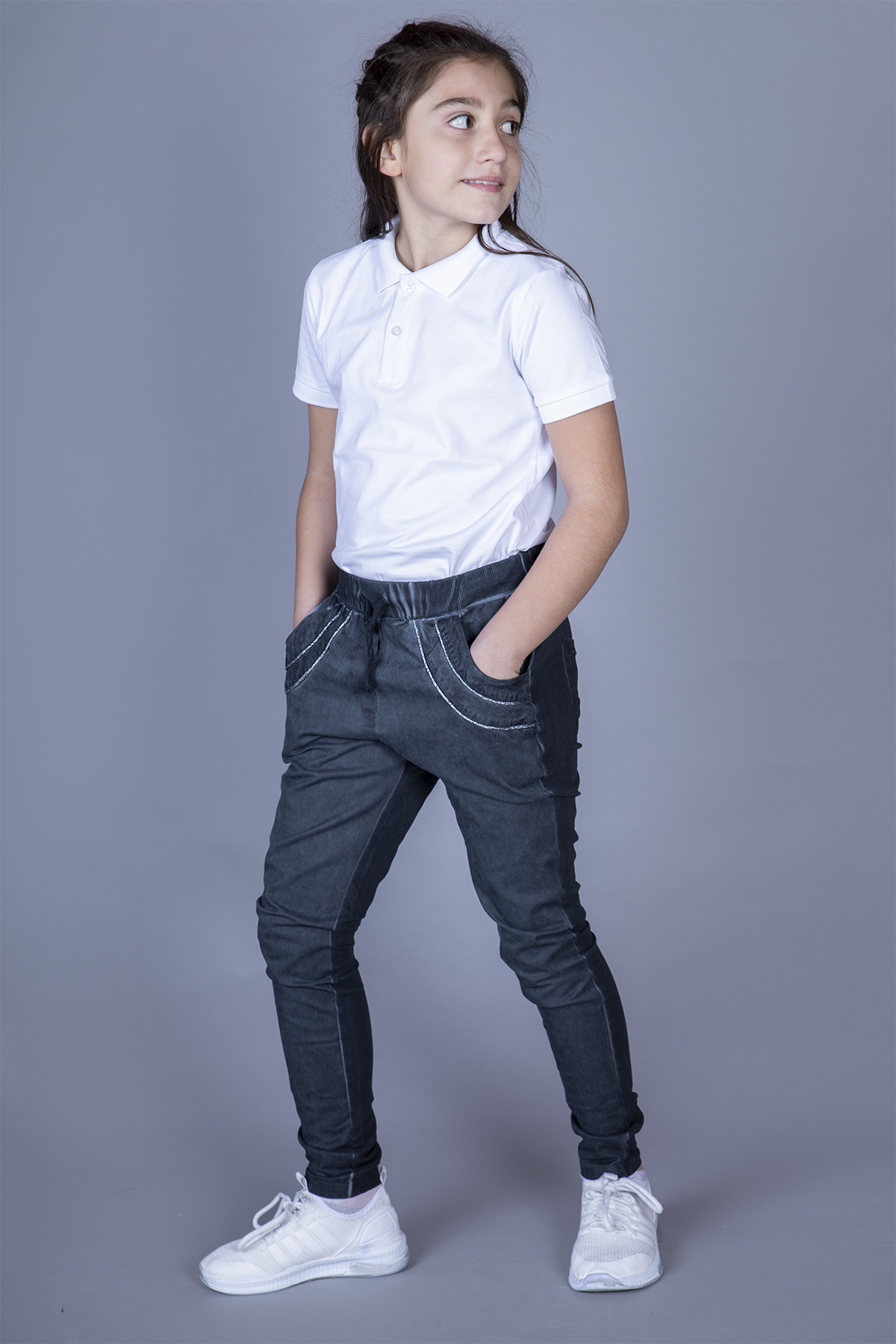 Toontoy Kız Çocuk Pantolon Görünümlü Eşofman Alt